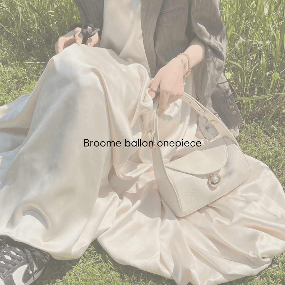 the toe Broome Balloon Onepiece ホワイト S Staff Outfits – THE TOÉ