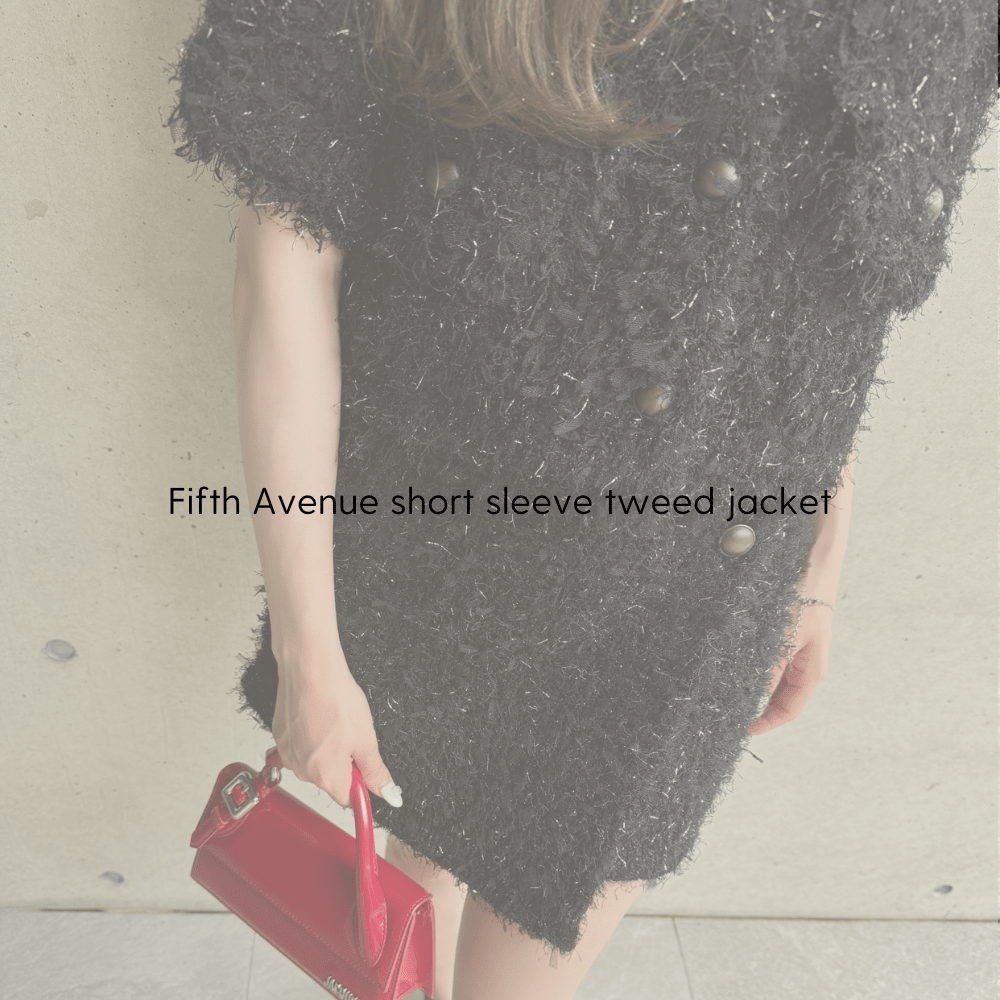 レディース THE TOE FIFTH AVENUE TWEED JACKET(アイボリー)