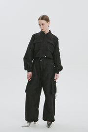 Madison Jacquard Cargo Pants