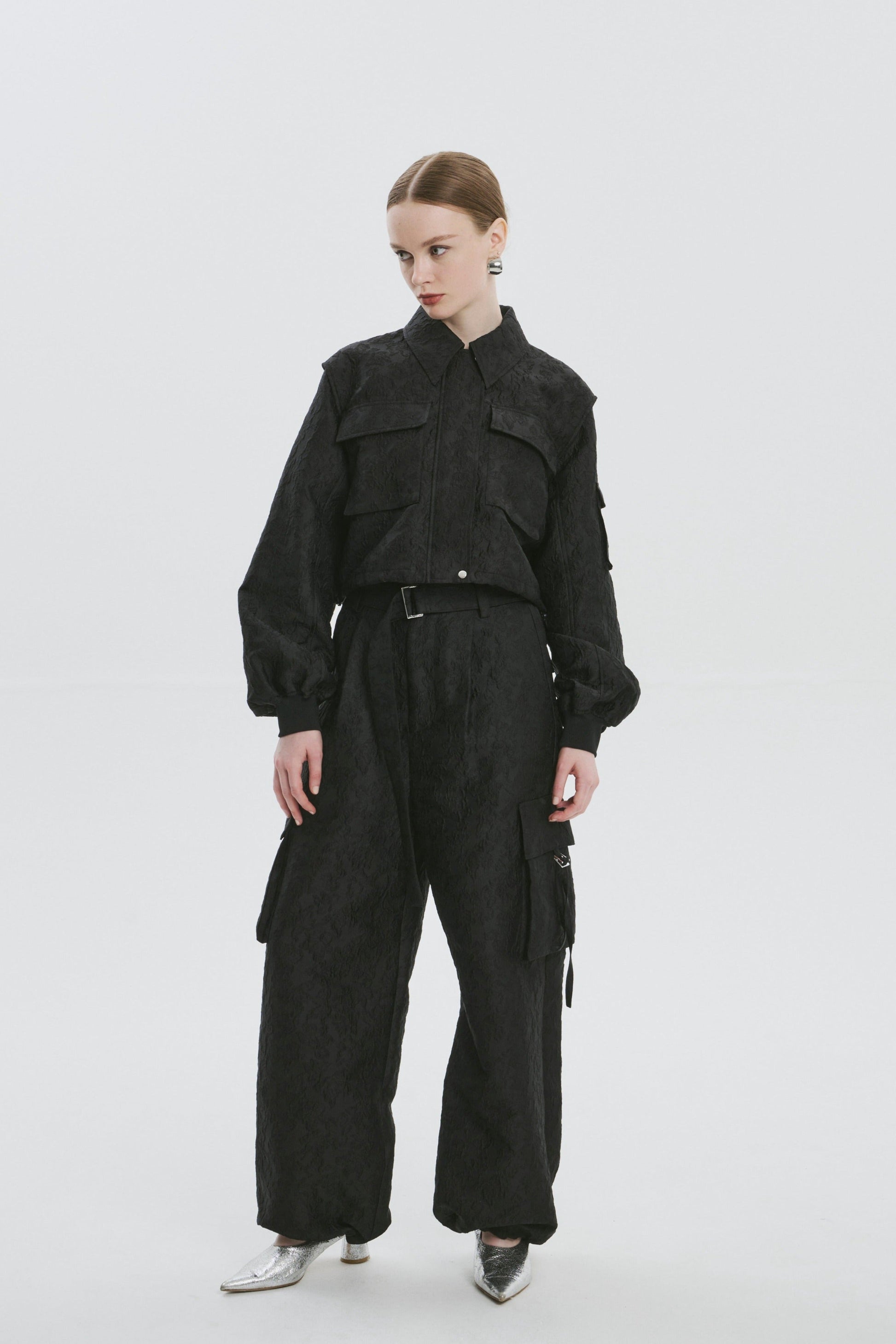 Madison Jacquard Cargo Pants