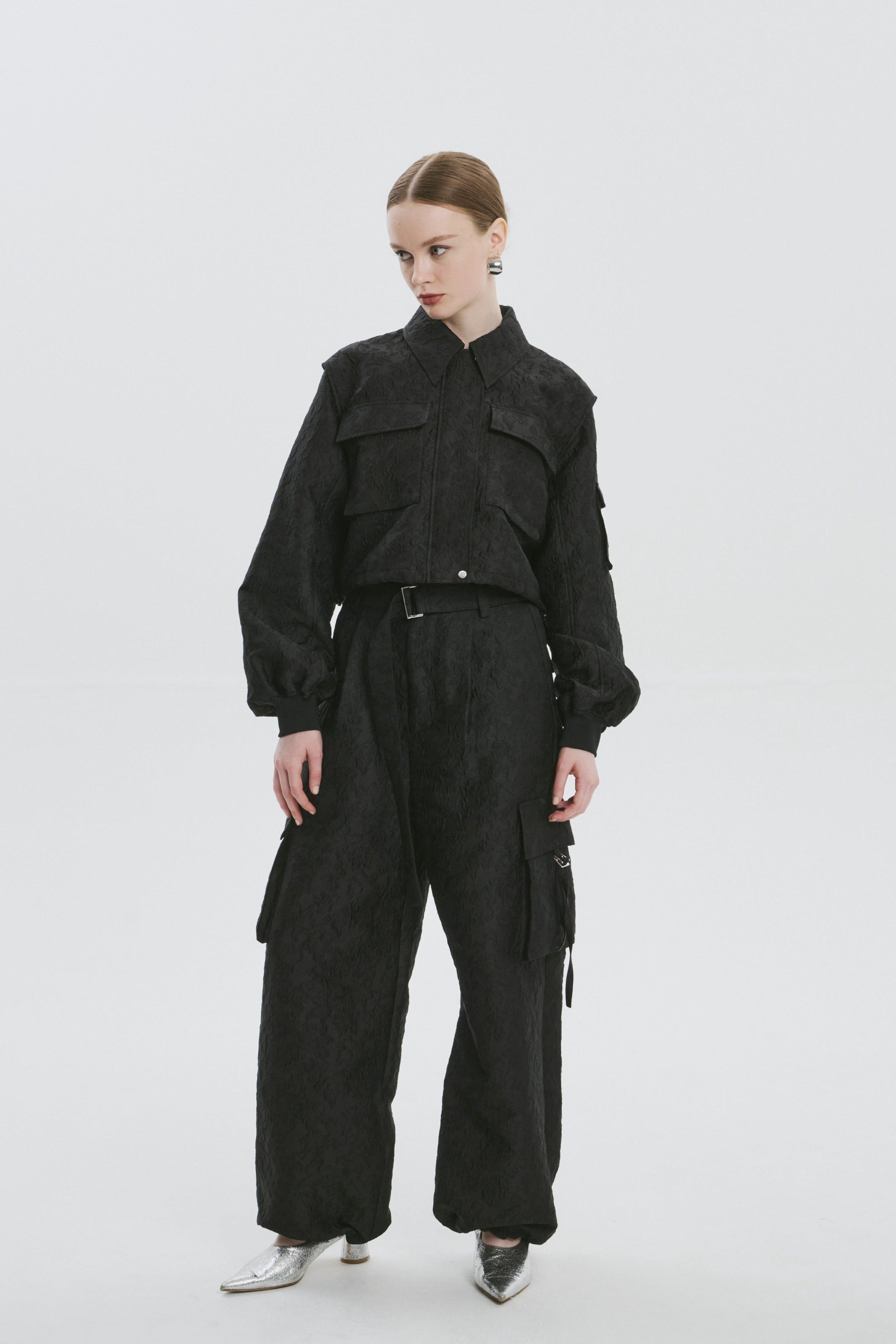 Madison Jacquard Cargo Pants
