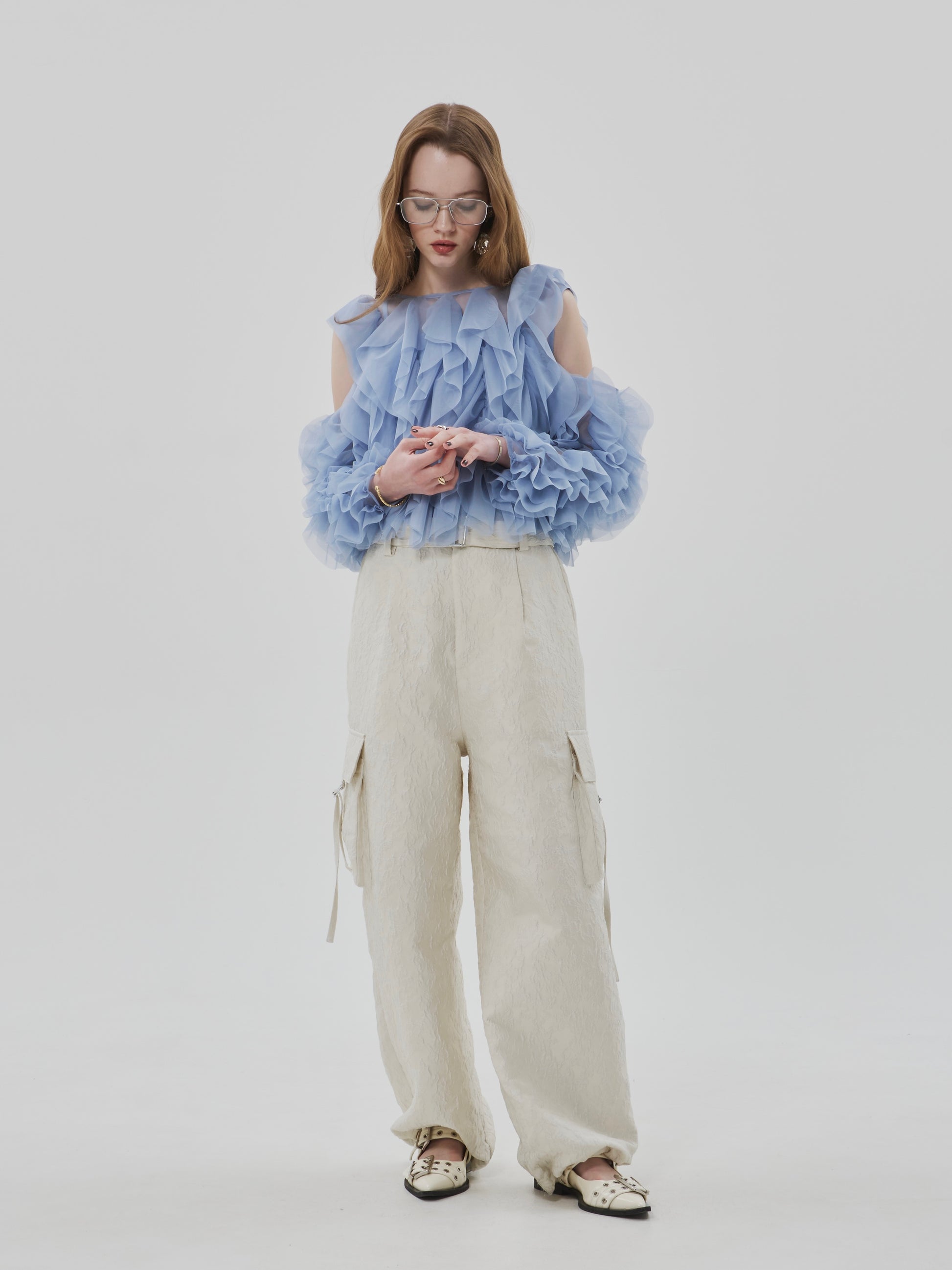 Madison Jacquard Cargo Pants