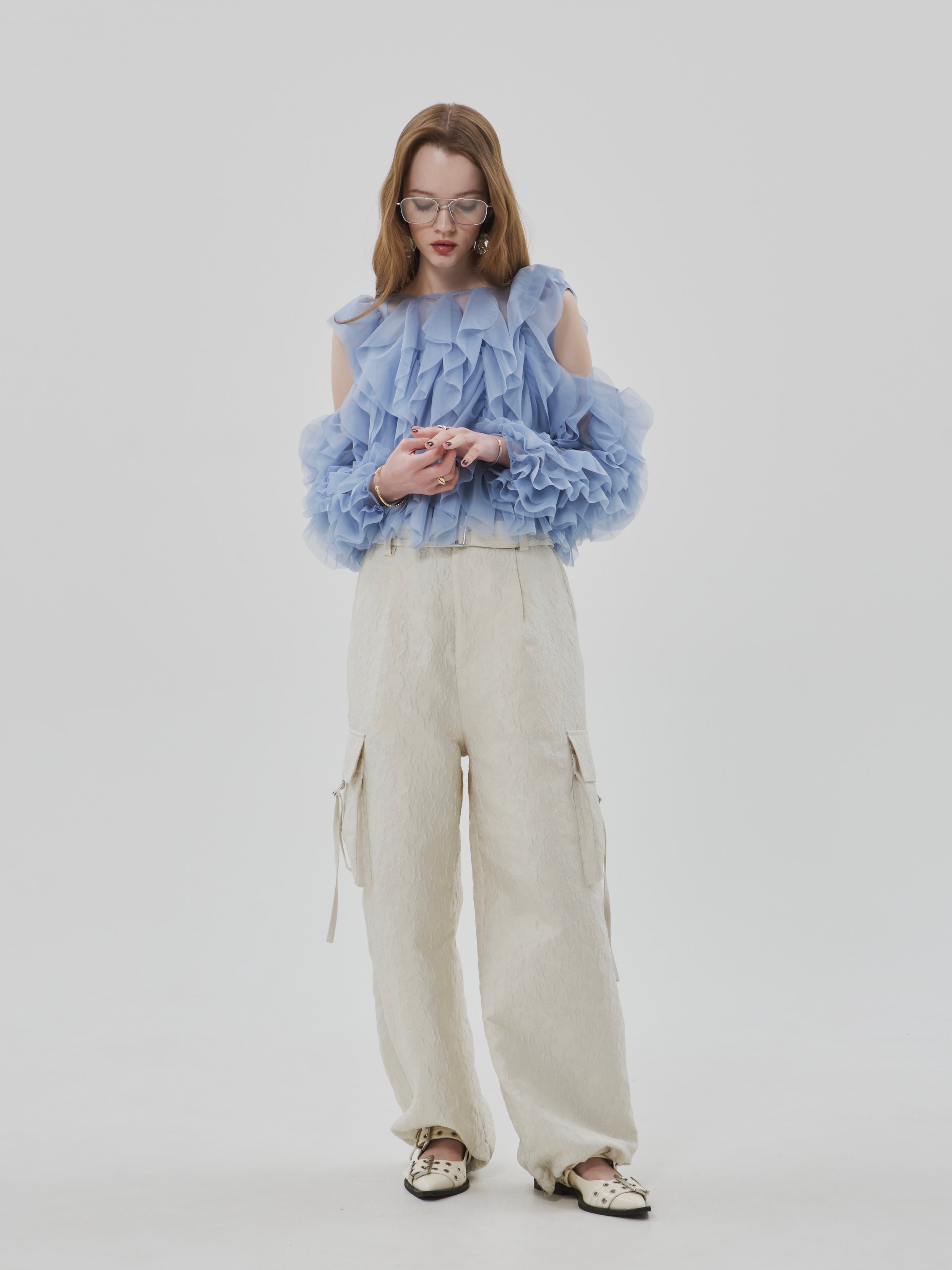Madison Jacquard Cargo Pants