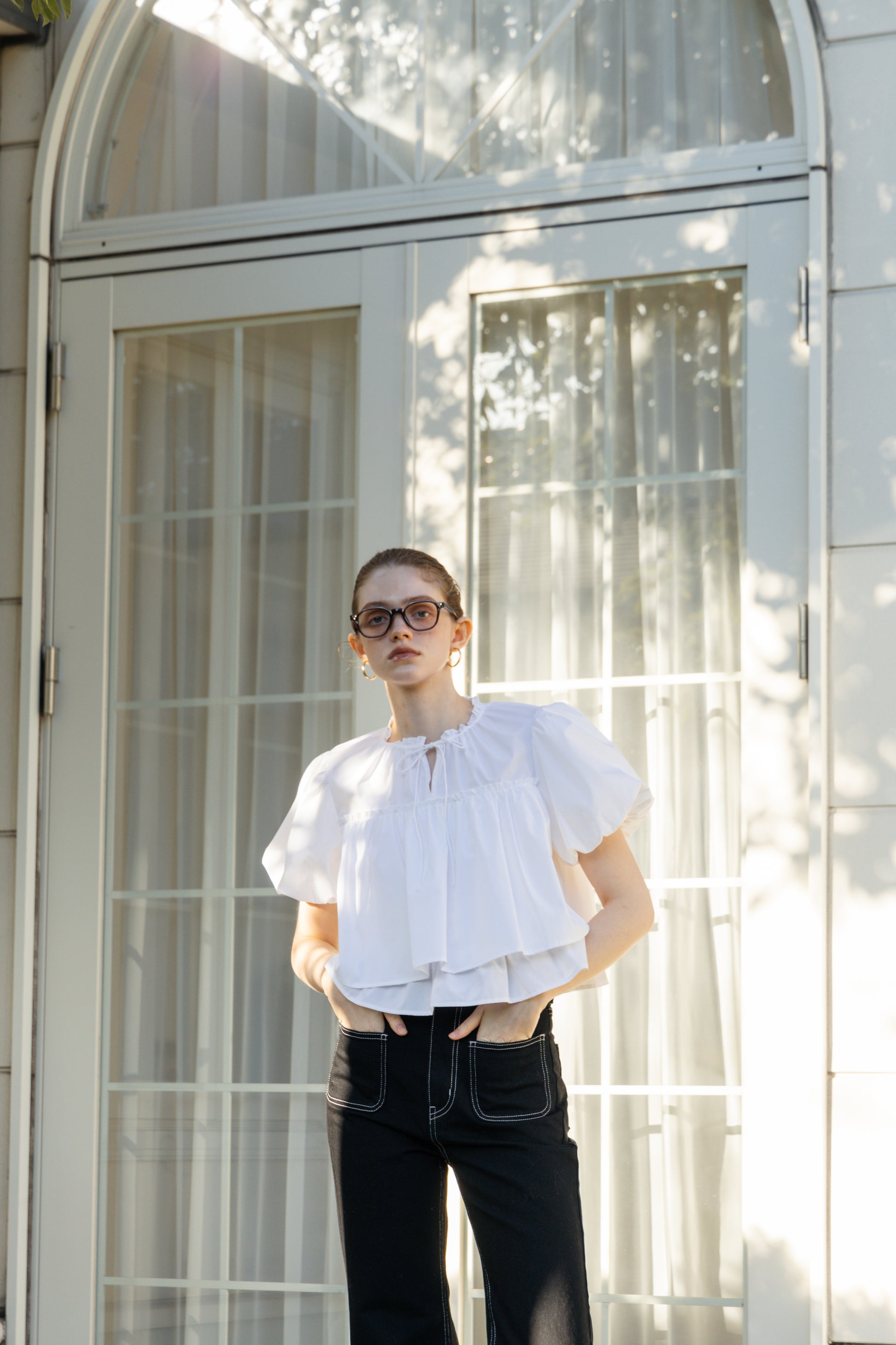 Porto Puff Blouse