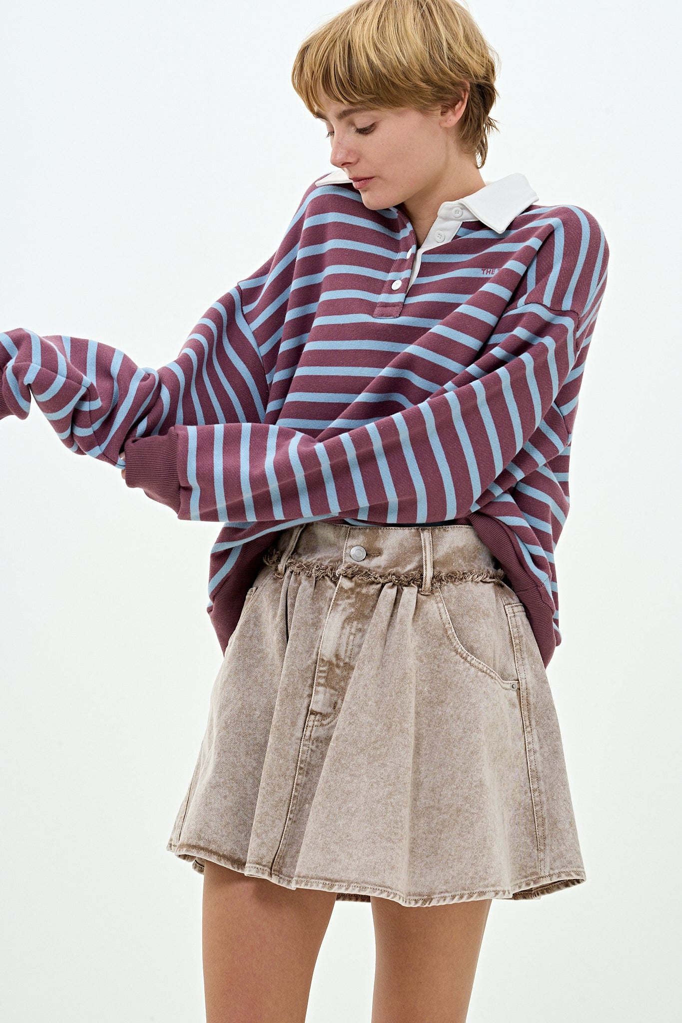 Olympia Denim Skirt