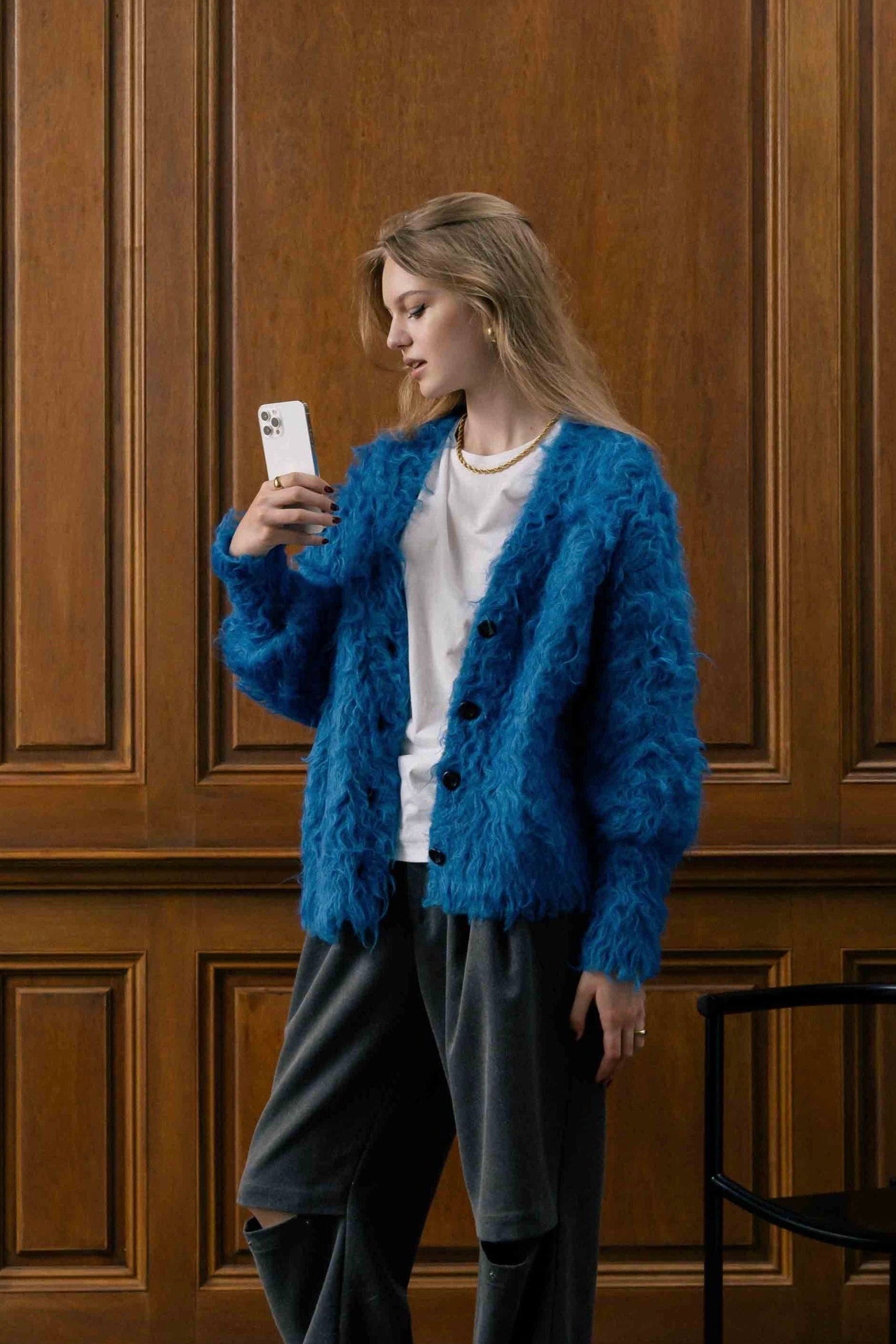 Pigalle Shaggy cardigan