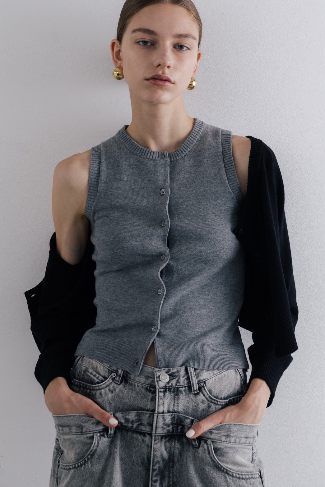 Celle layered Cardigan