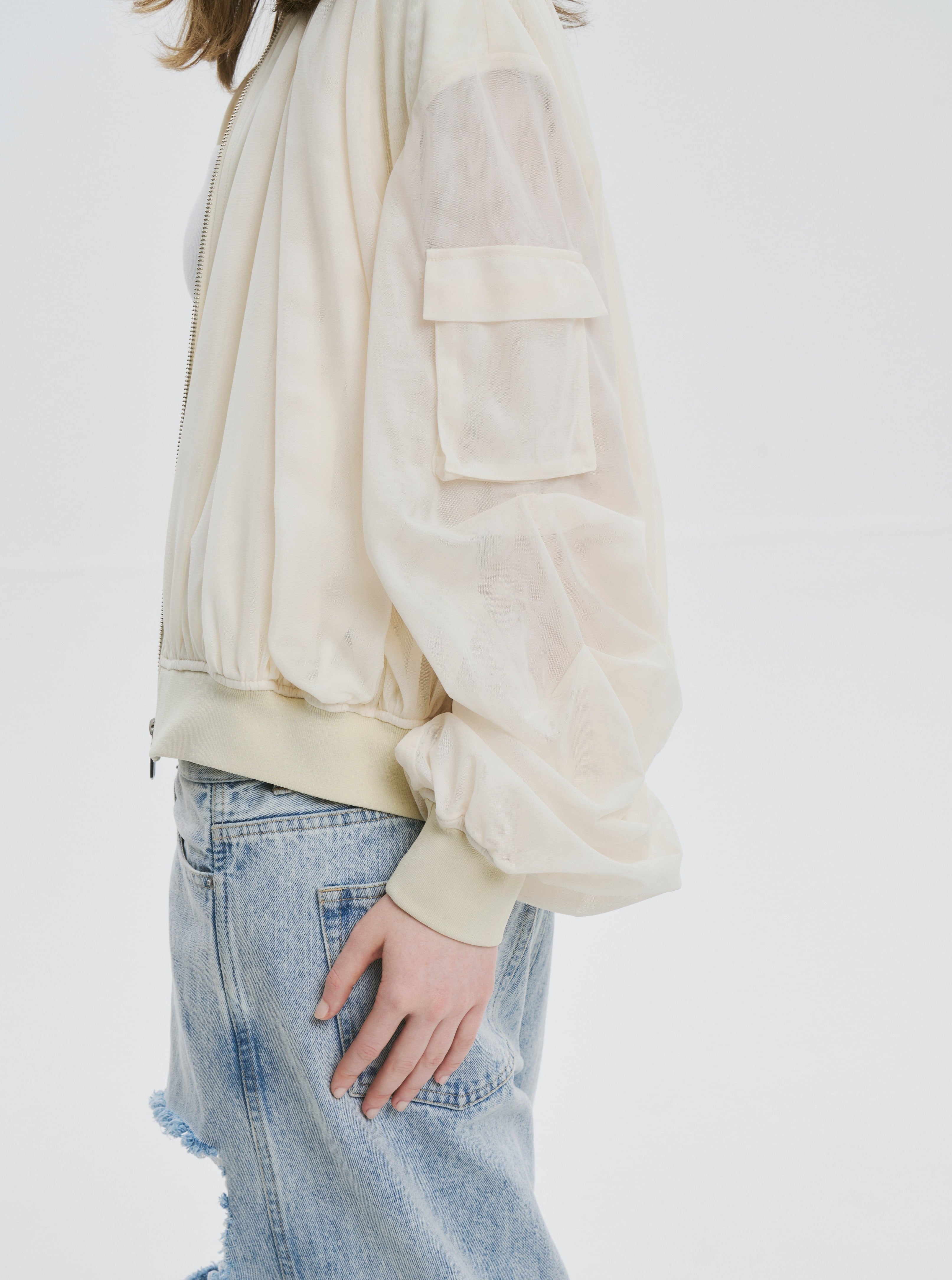 Lilac Tulle Blouson