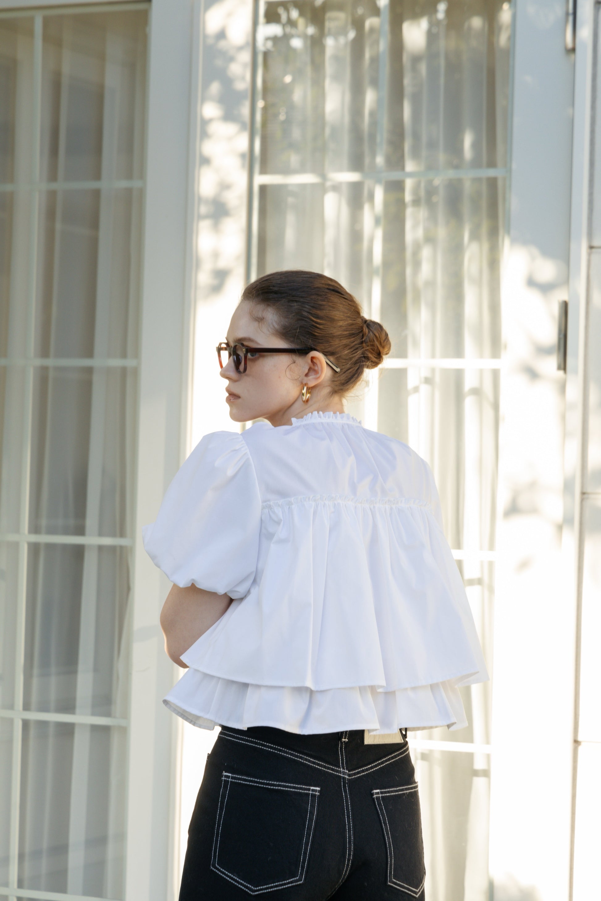 Porto Puff Blouse