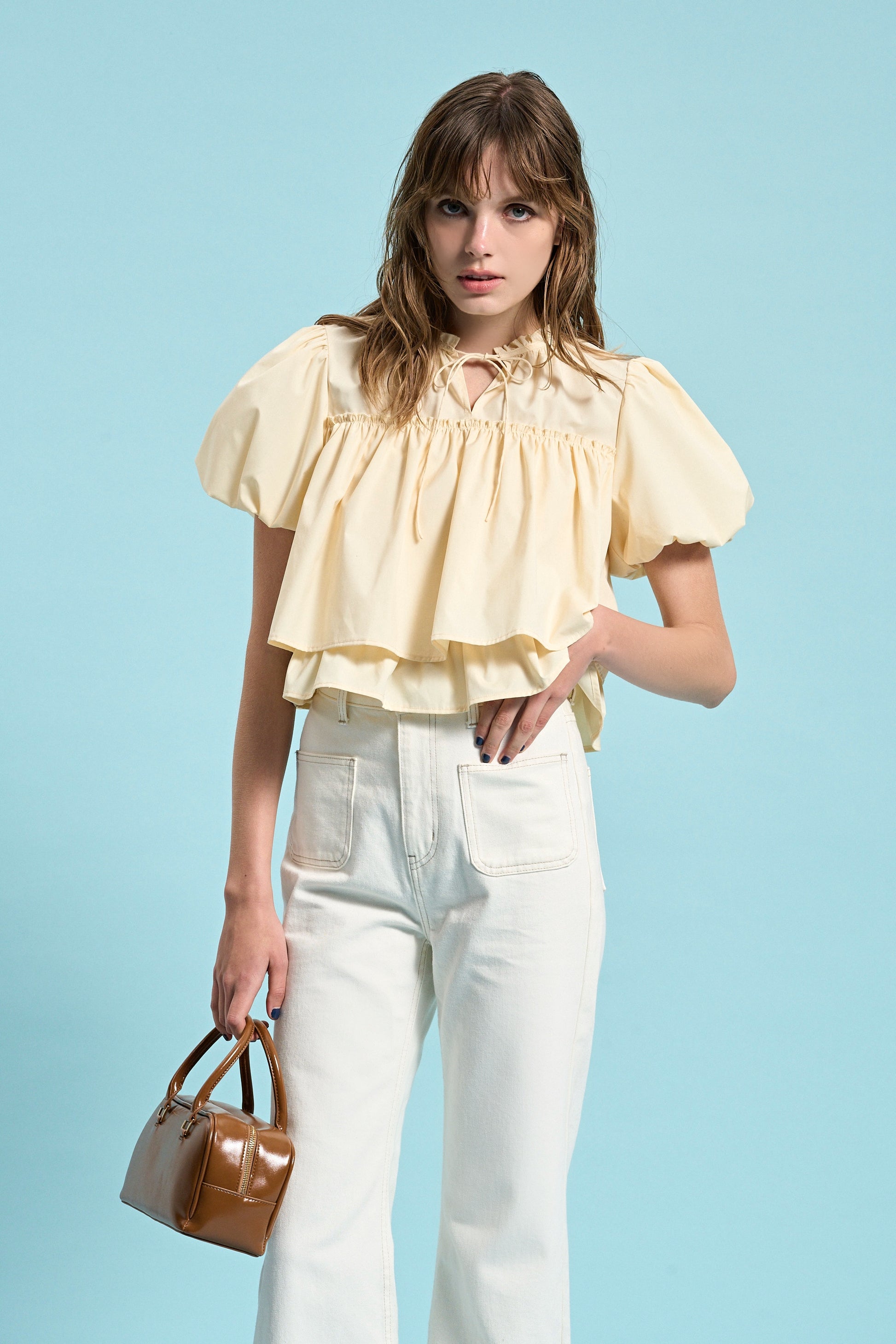 Porto Puff Blouse