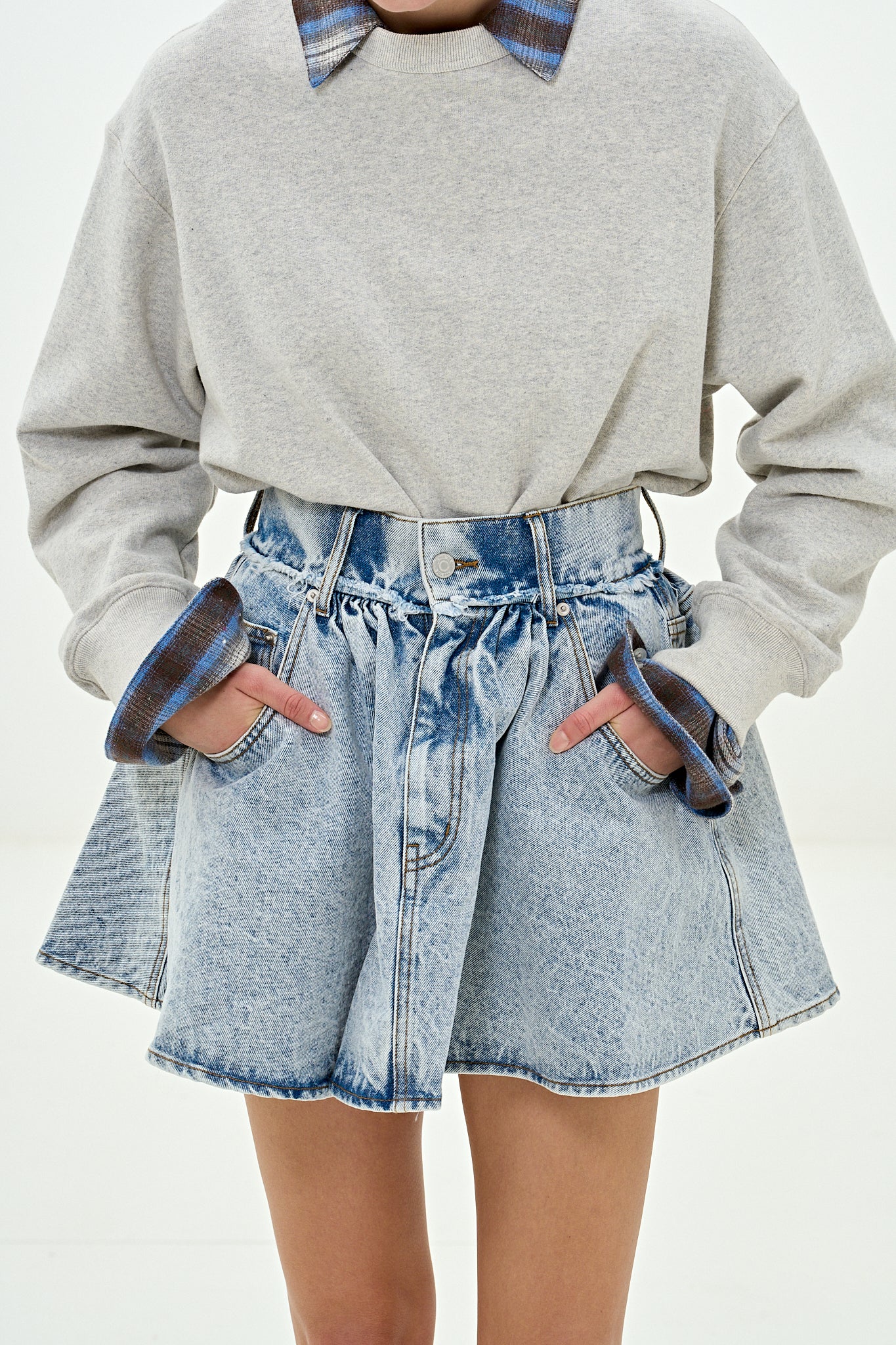 Olympia Denim Skirt