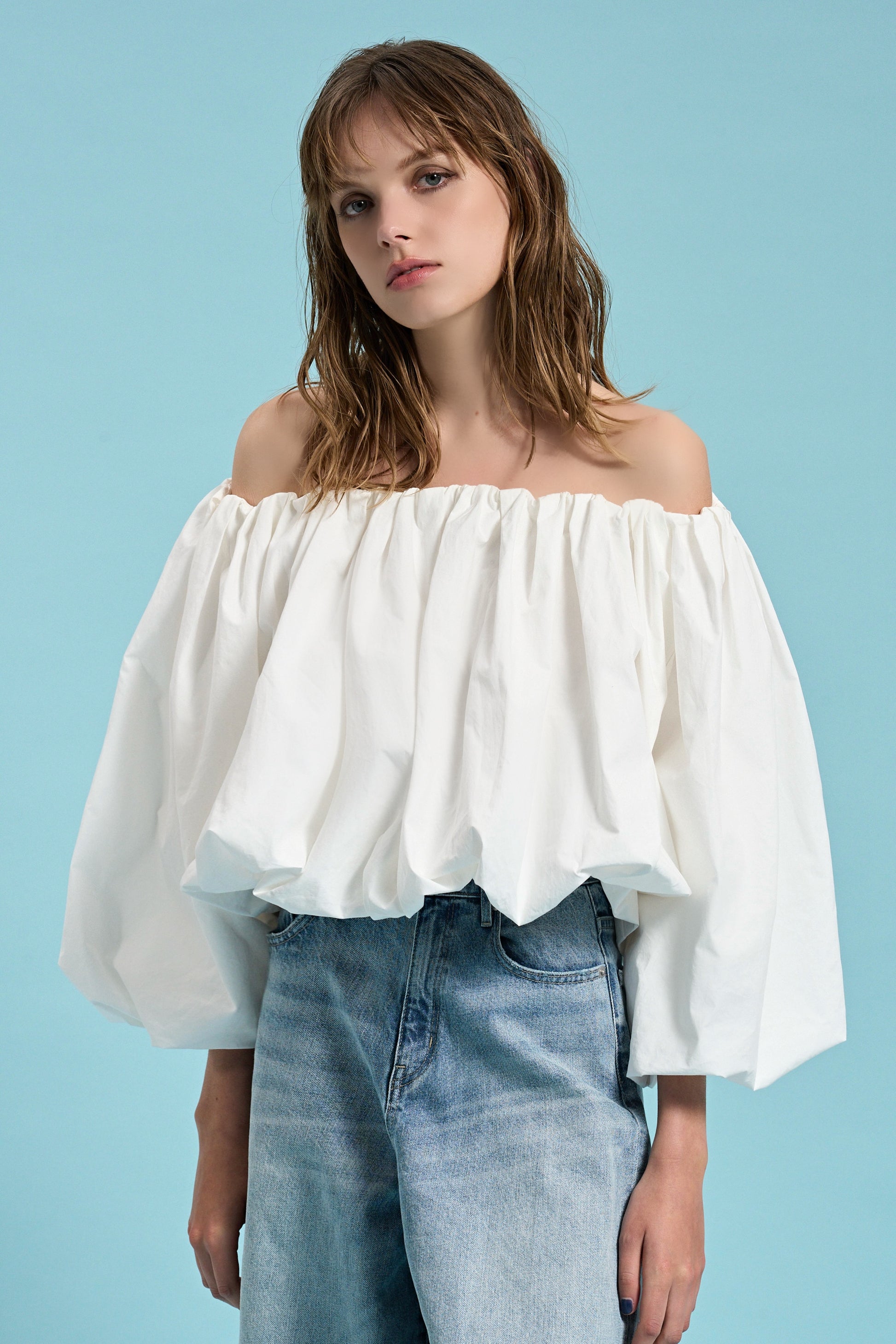 Epidavrou Puff Sleeve Blouse