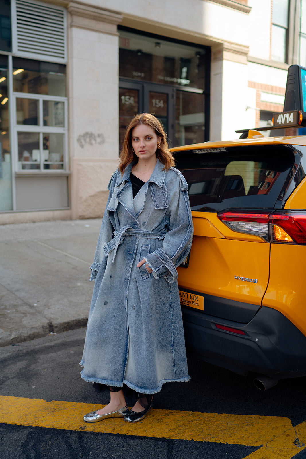 Roosevelt Denim Trench Coat