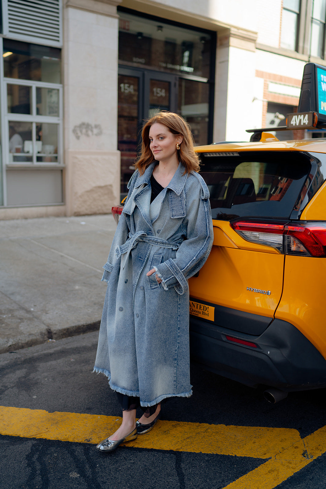Roosevelt Denim Trench Coat