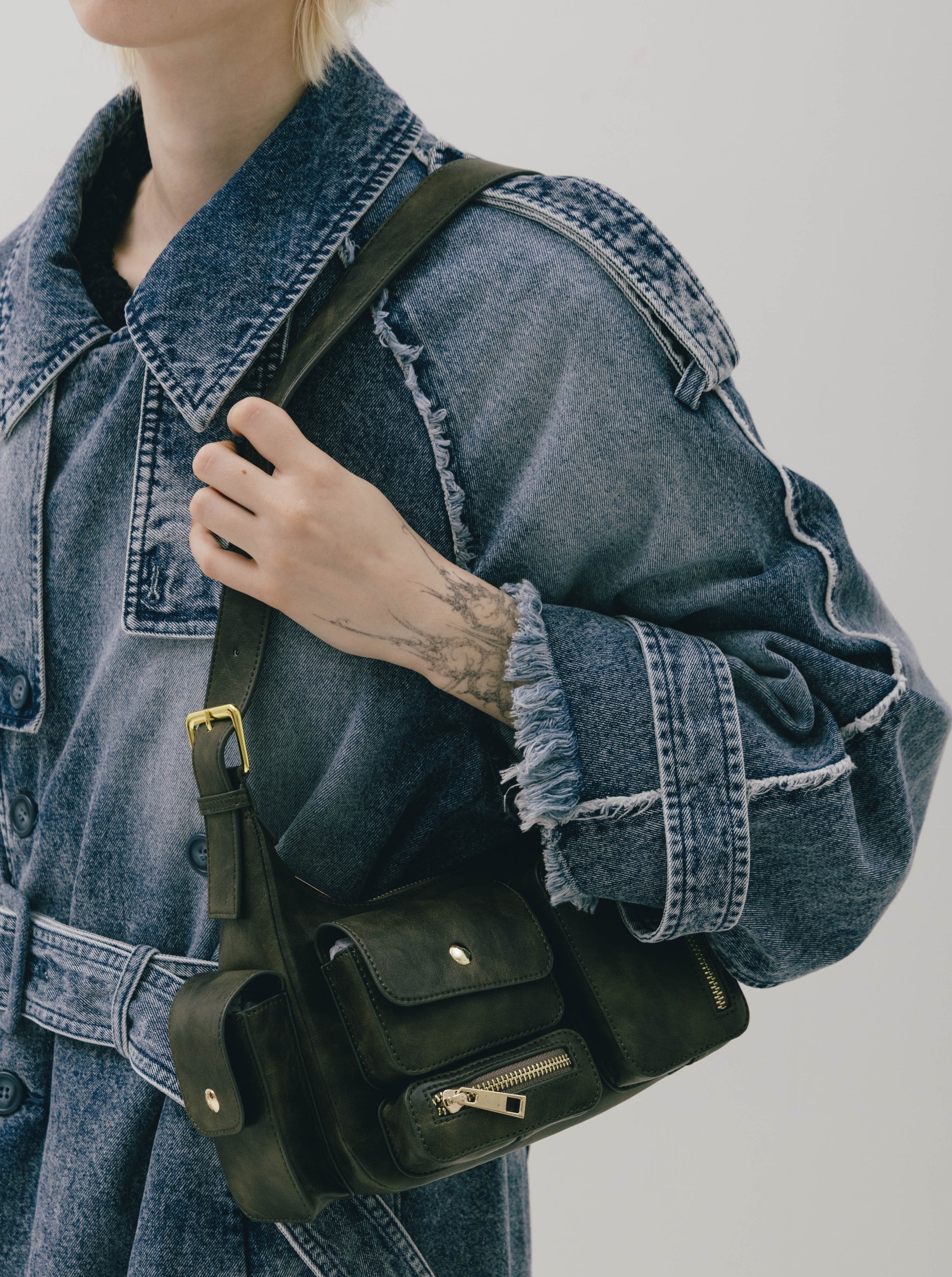 Roosevelt Denim Trench Coat