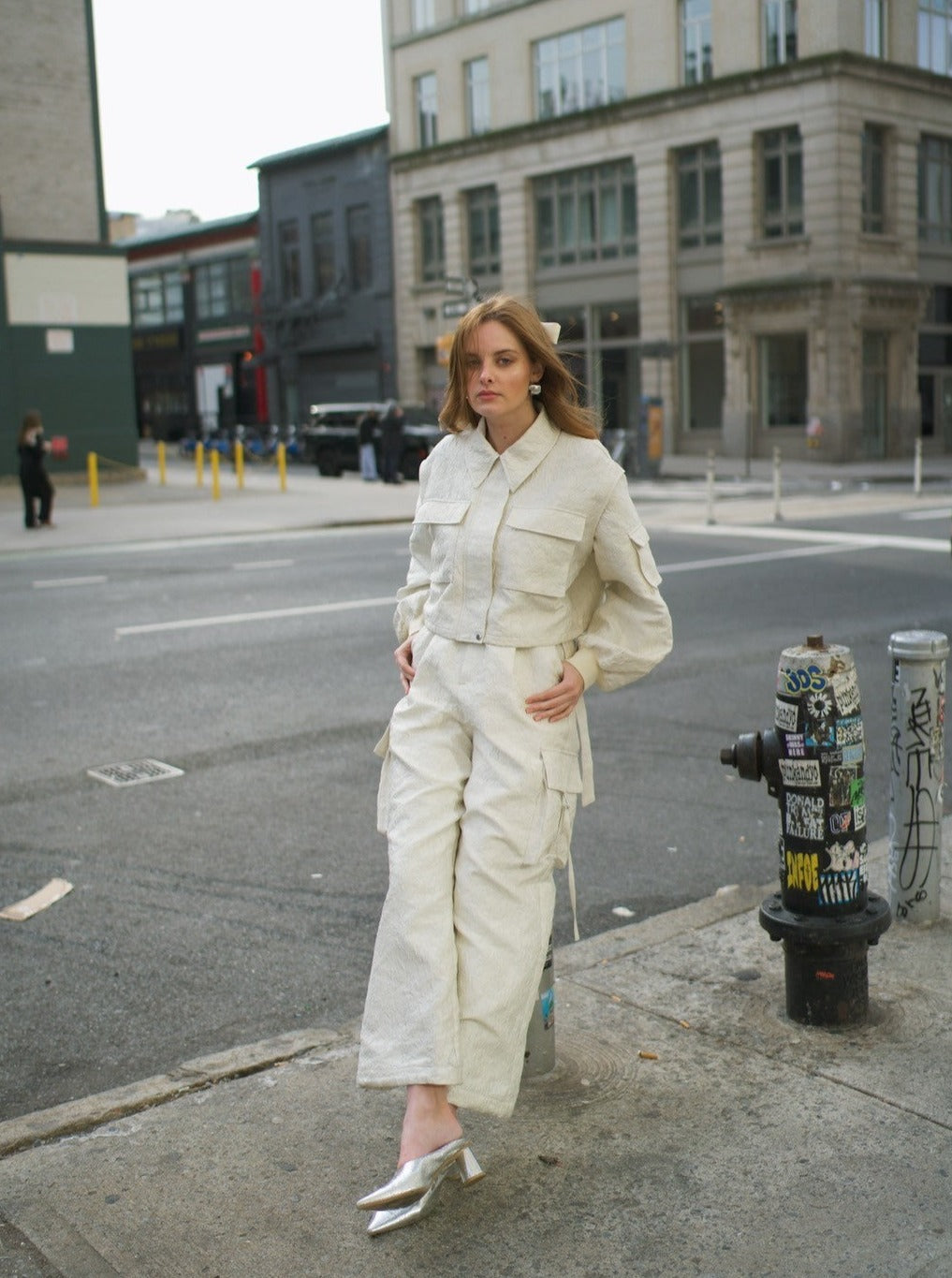 Madison Jacquard Cargo Pants
