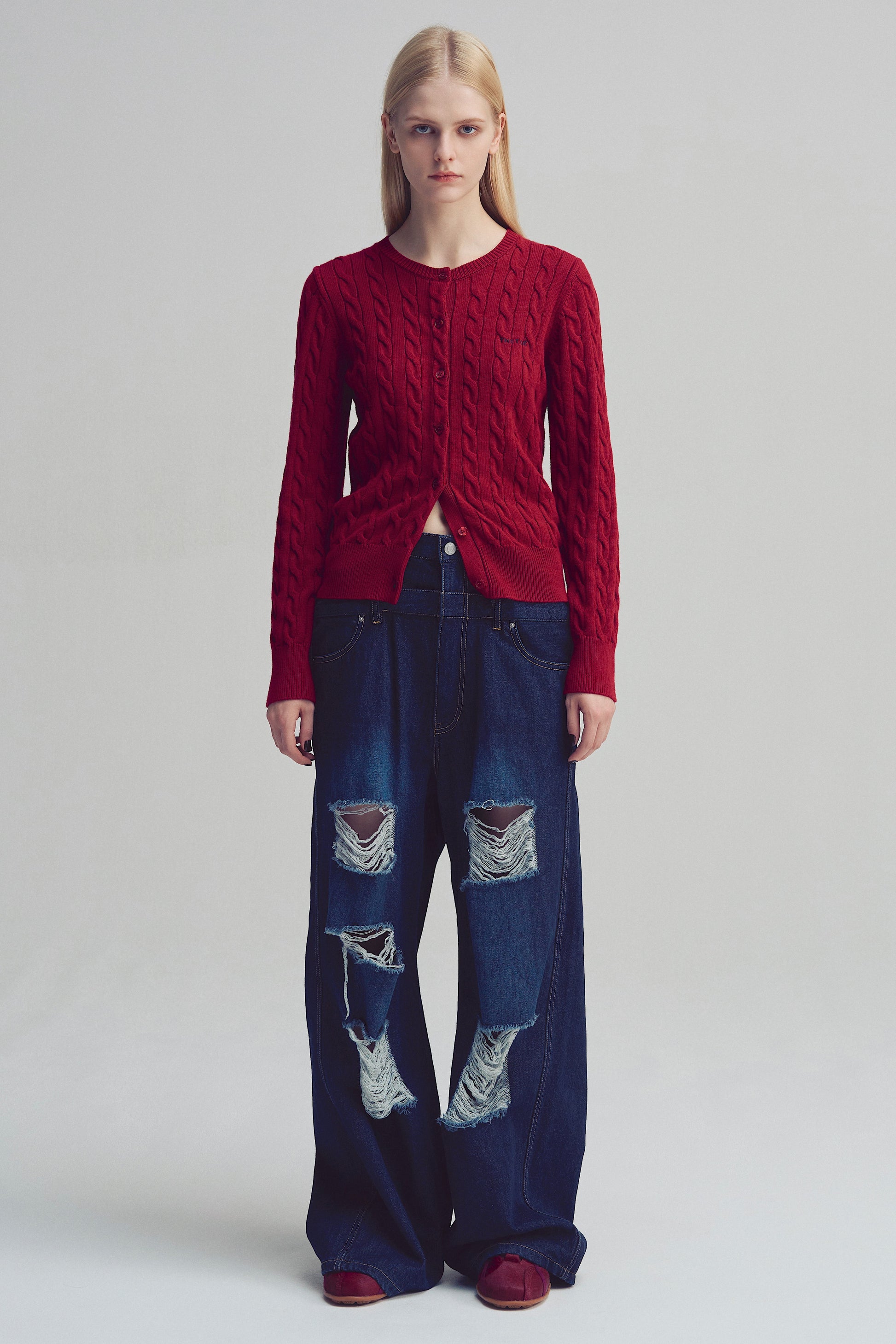 Lexington Double Belt Denim Pants