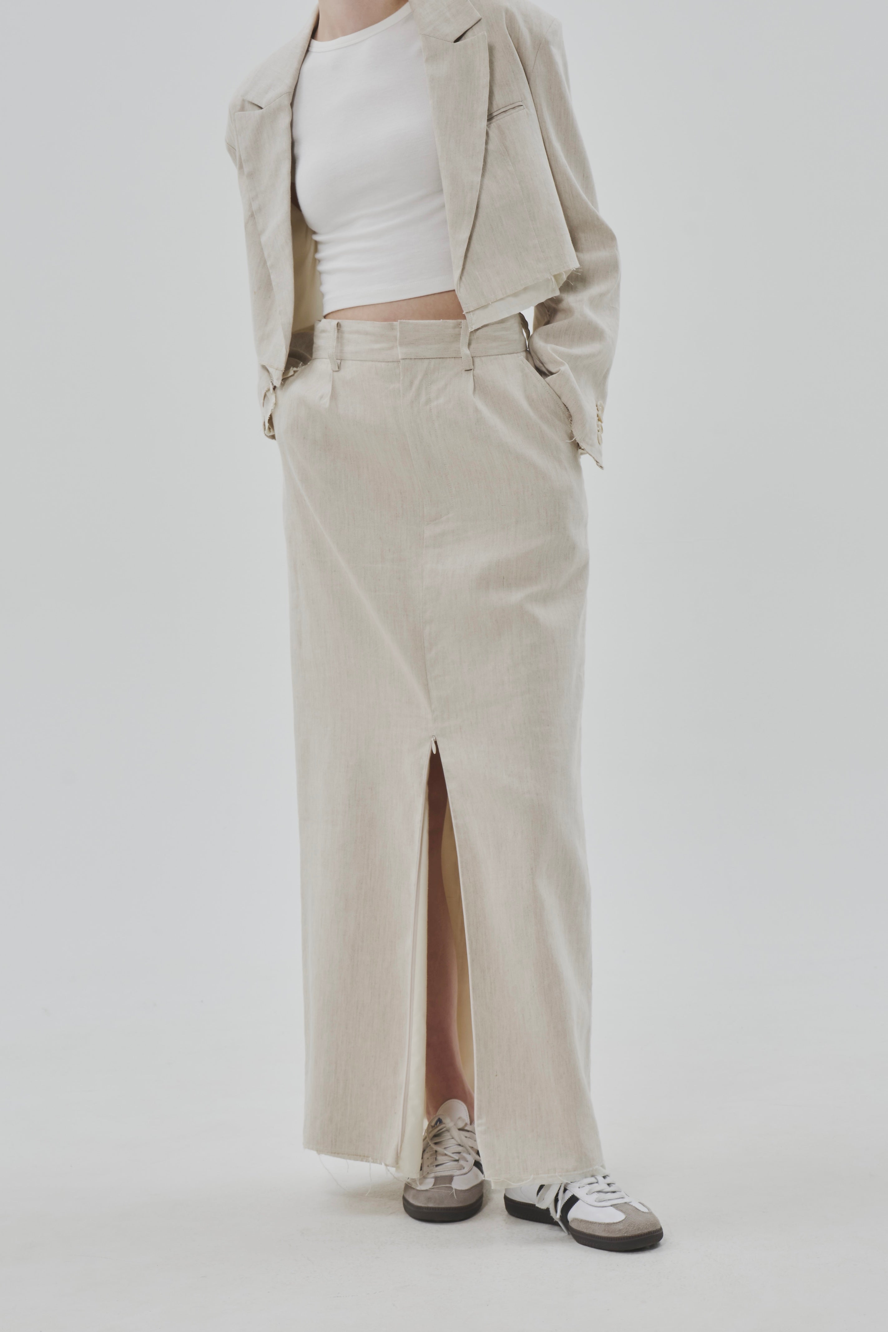 Whitney Summer Slit Skirt