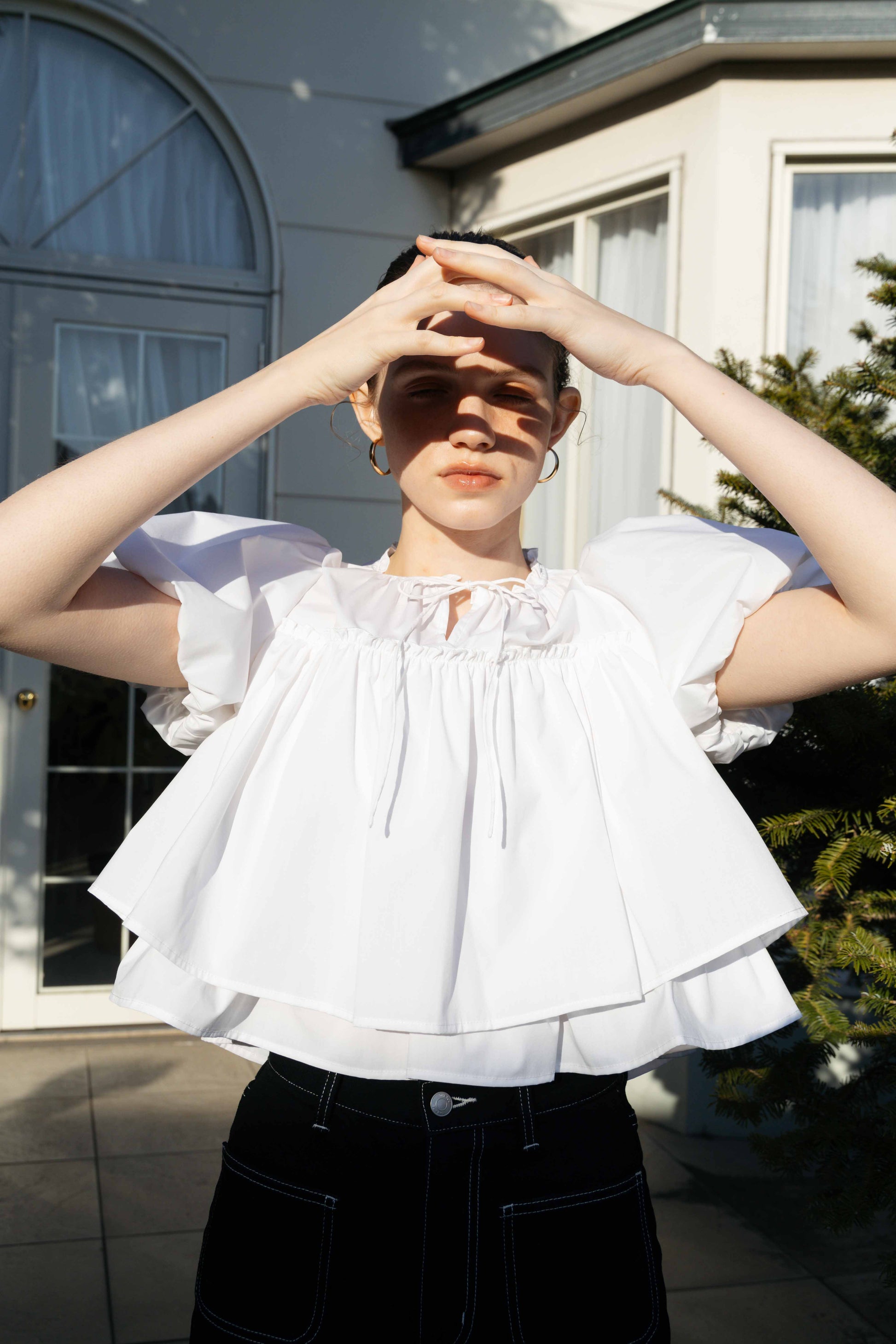 Porto Puff Blouse