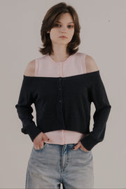 Celle layered Cardigan