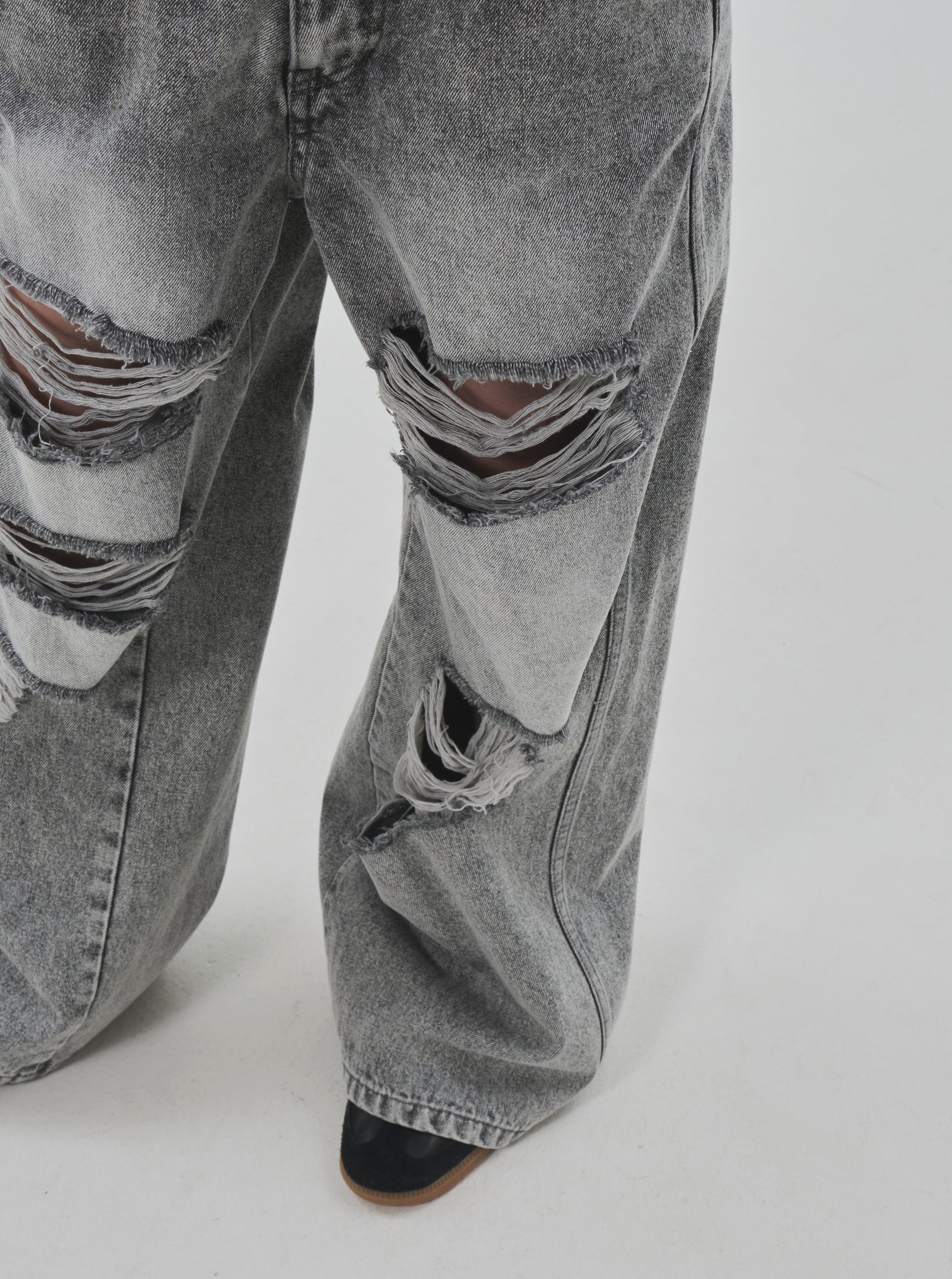 Lexington Double Belt Denim Pants