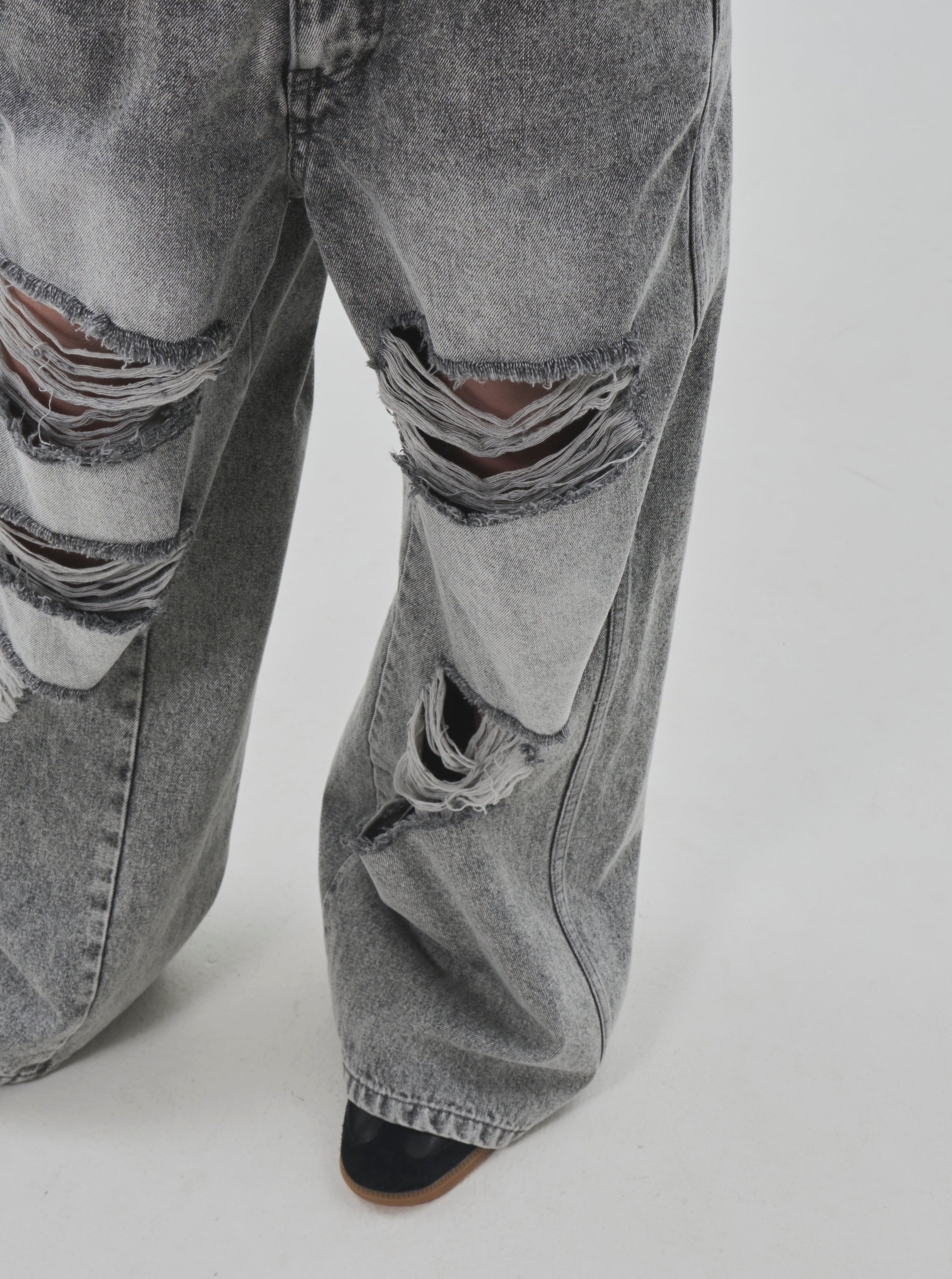 Lexington Double Belt Denim Pants