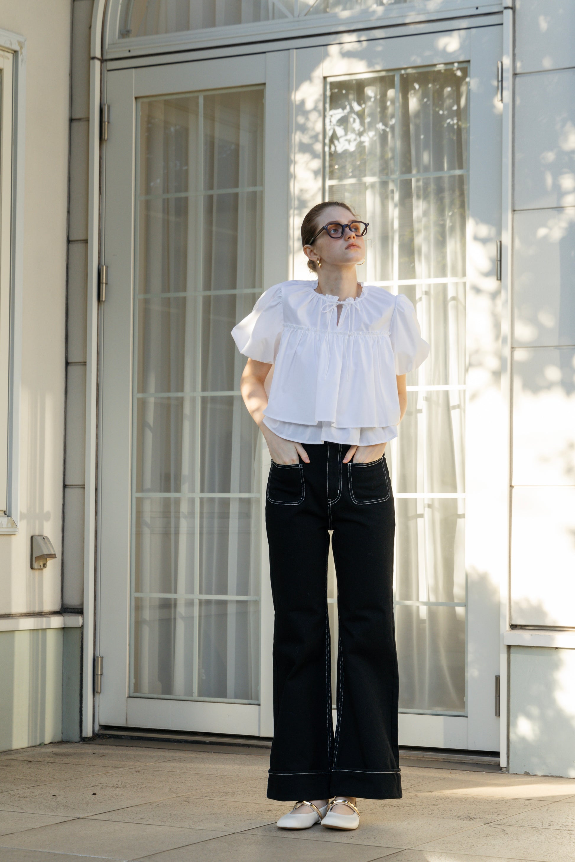 Porto Puff Blouse