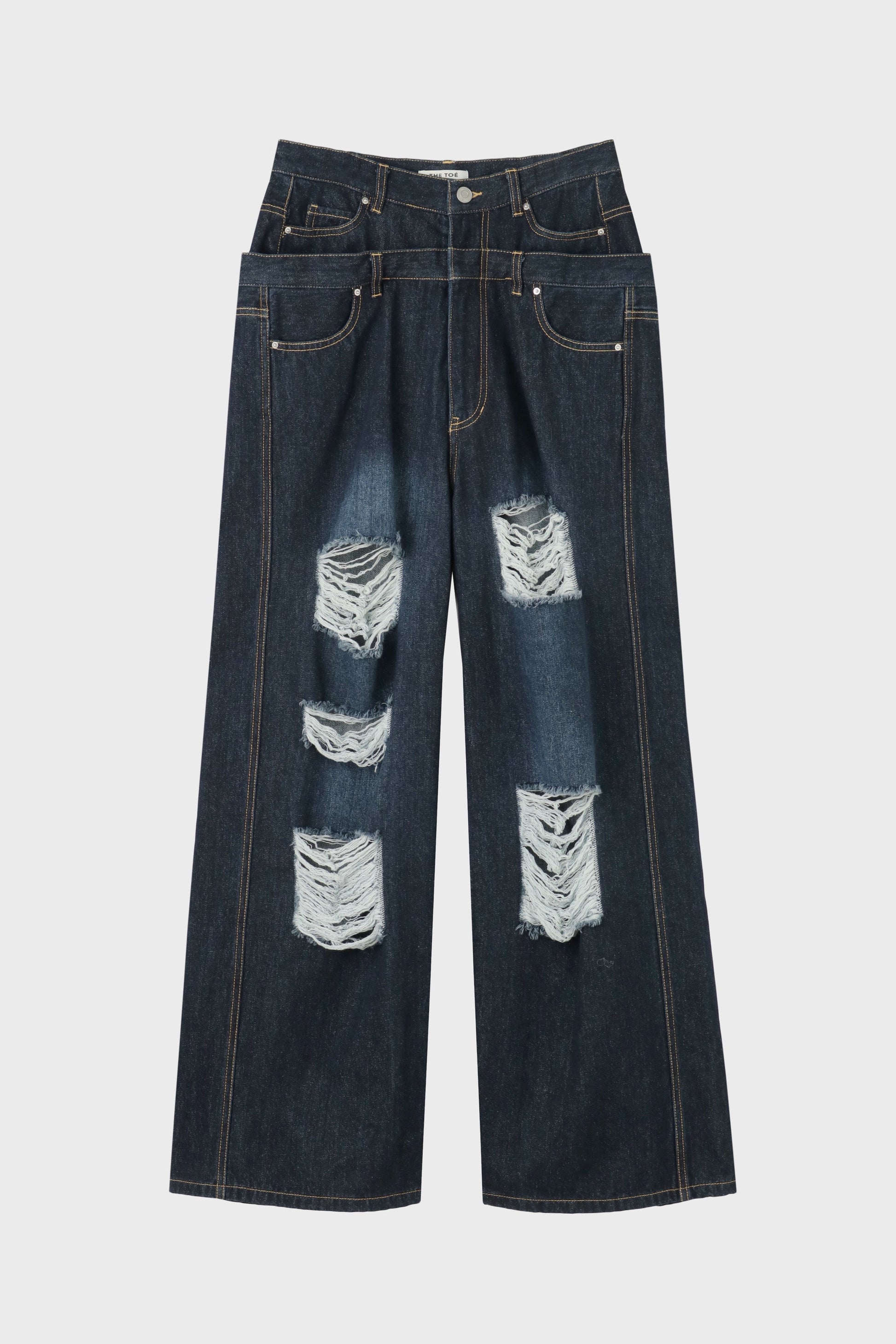 Lexington Double Belt Denim Pants