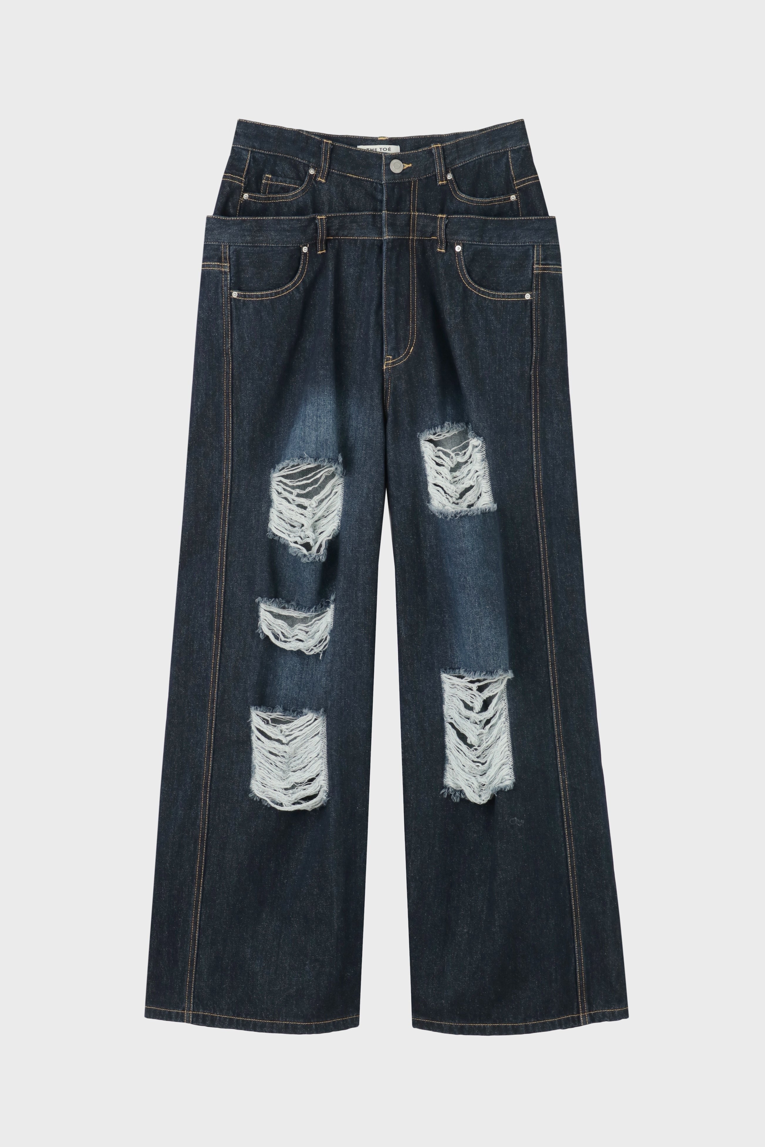 Lexington Double Belt Denim Pants