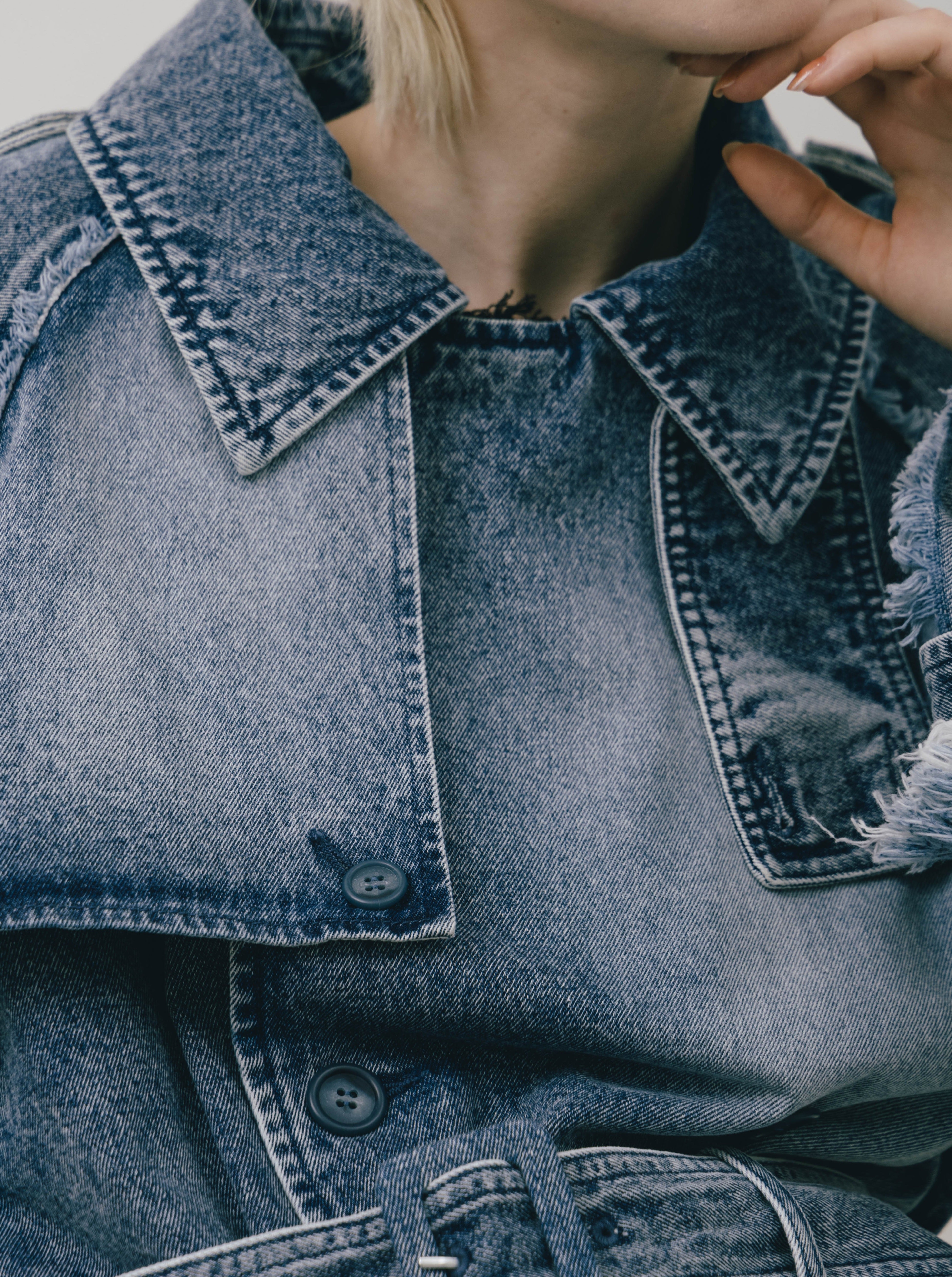 Roosevelt Denim Trench Coat