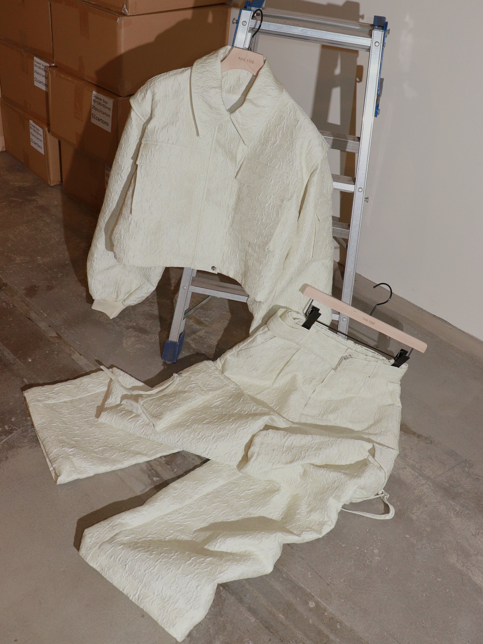 Madison Jacquard Cargo Pants