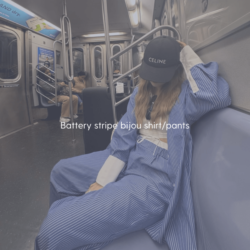 THE TOÉ Battery Stripe Bijou Shirt Staff Outfits – THE TOÉ