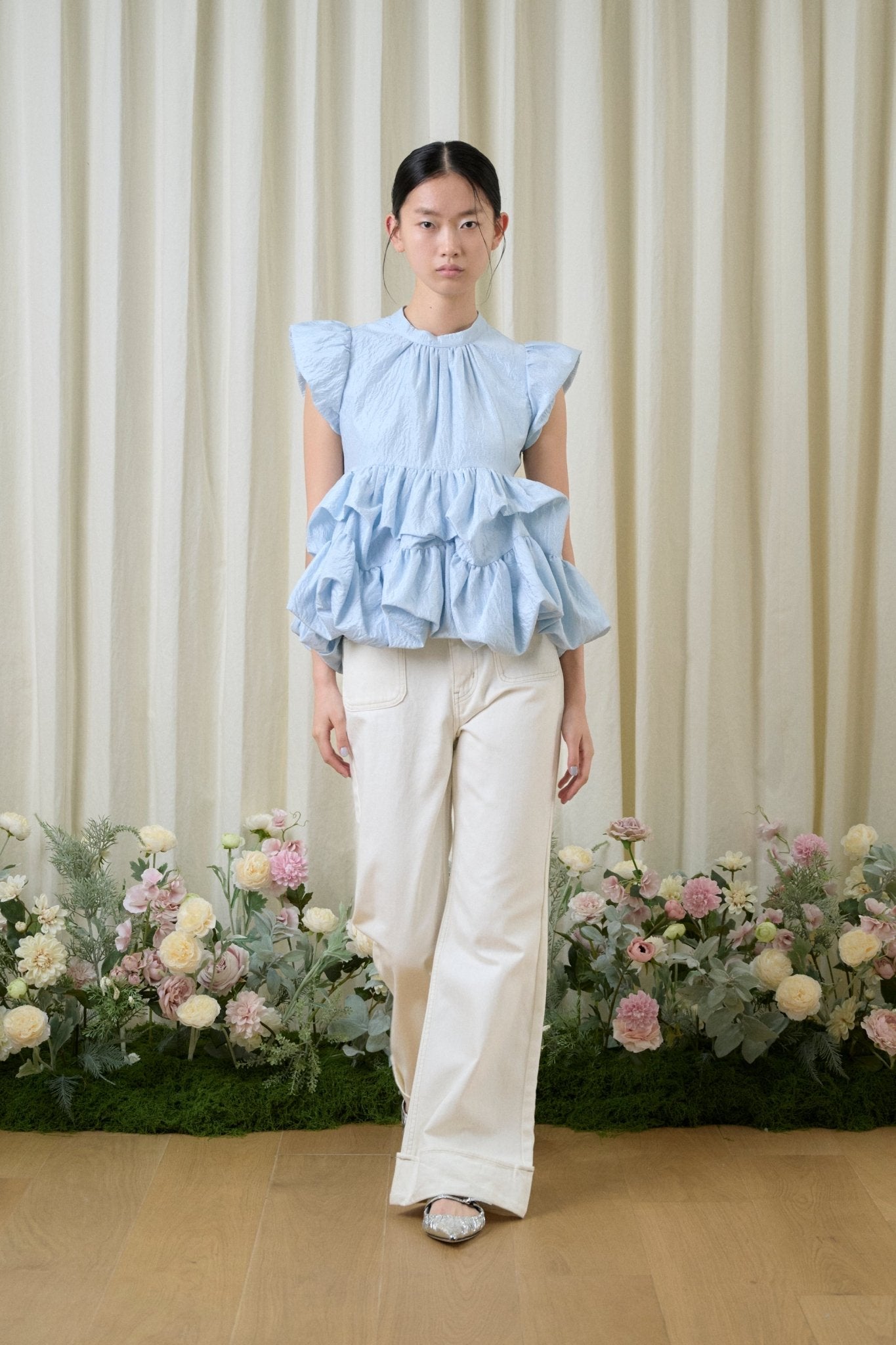 Peony Peplum Top