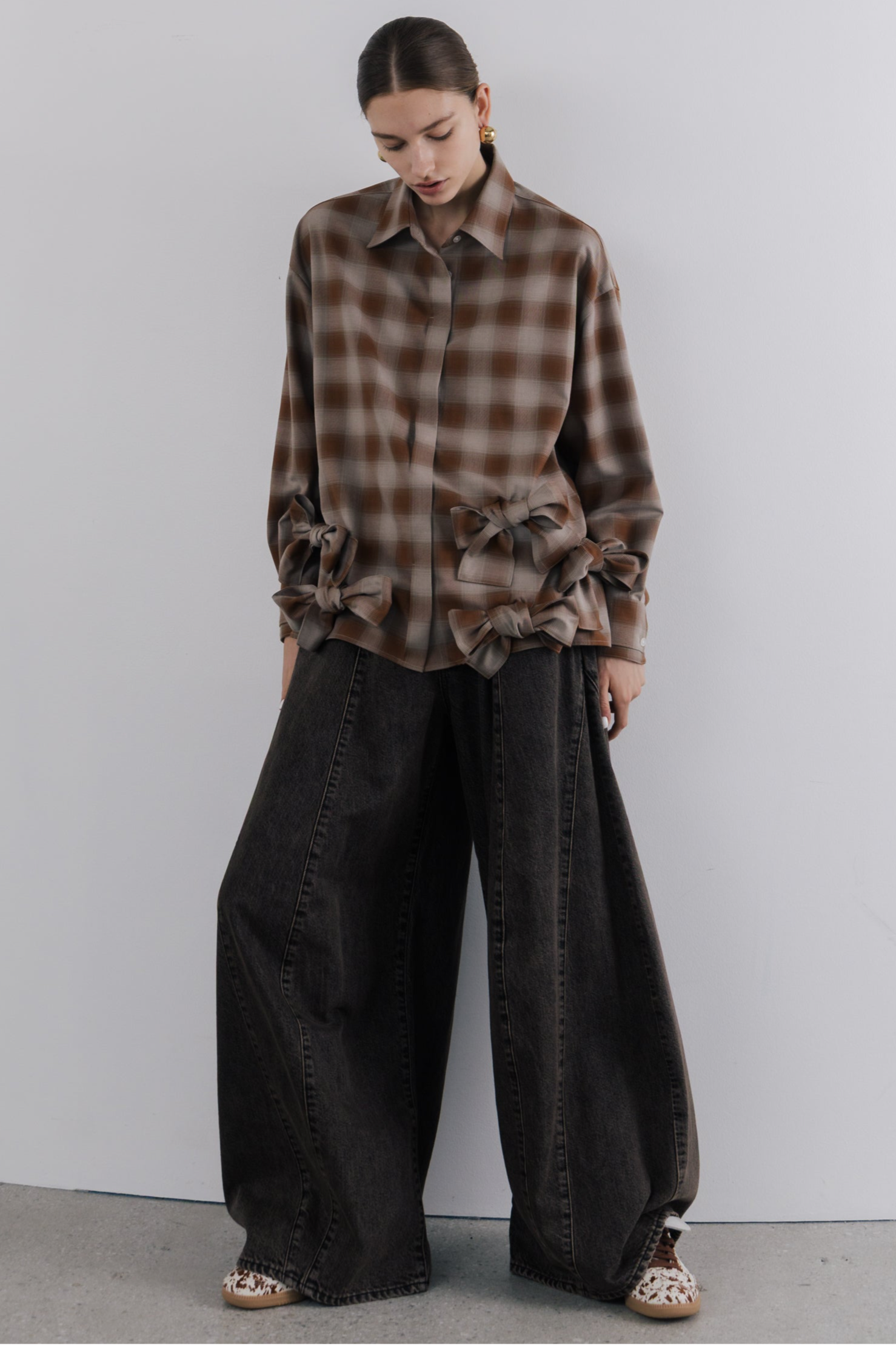 パンツ THE TOE Santorini Denim Pants M Santorini Denim Pants – THE TOÉ