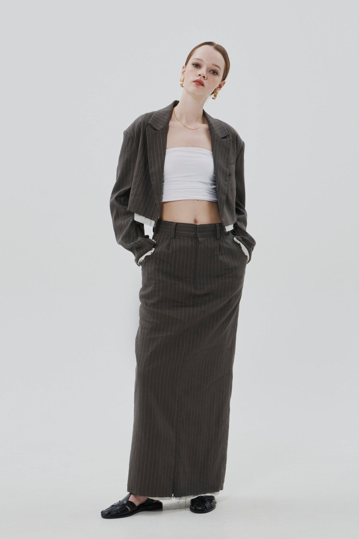 Whitney Summer Slit Skirt