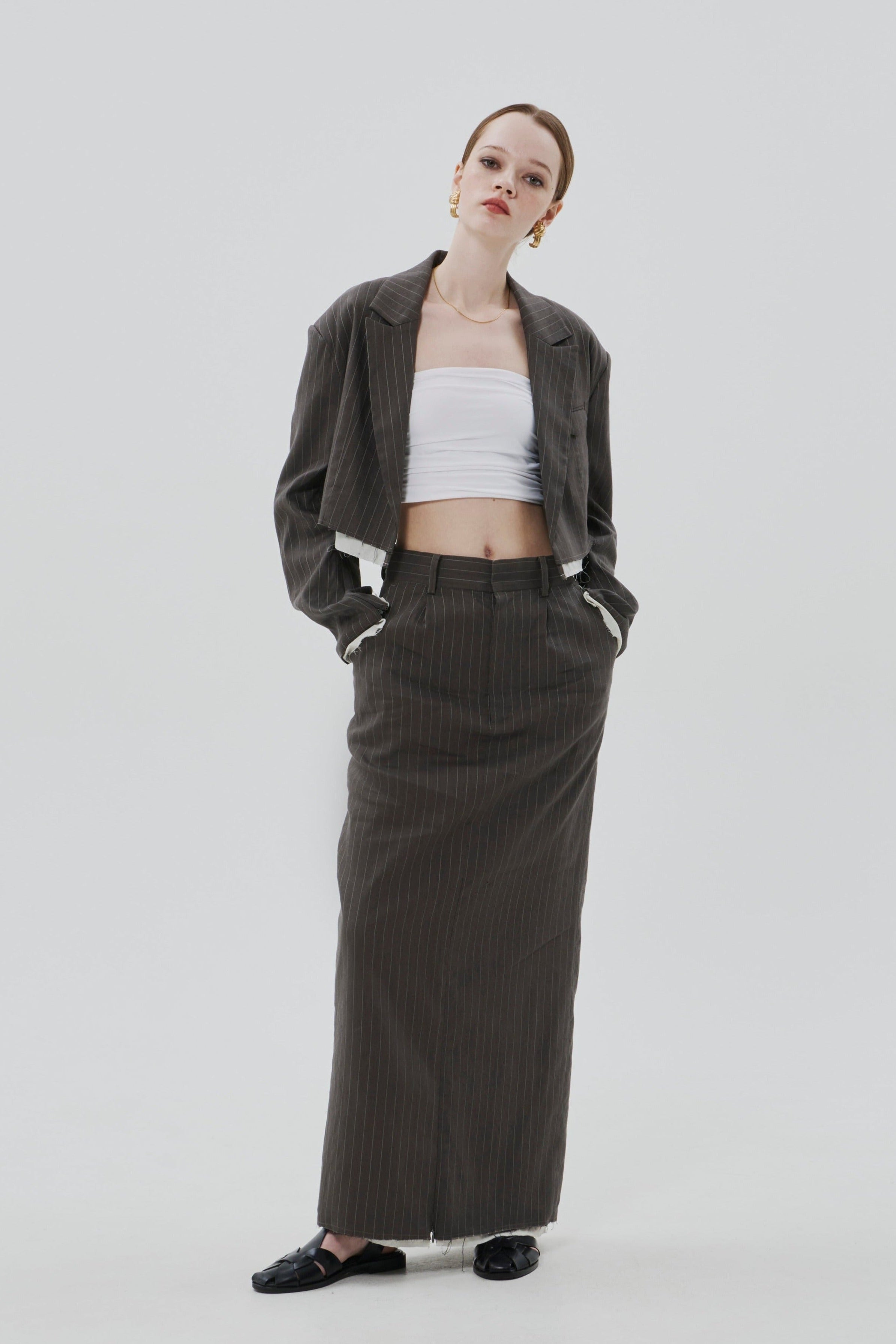 Whitney Summer Slit Skirt
