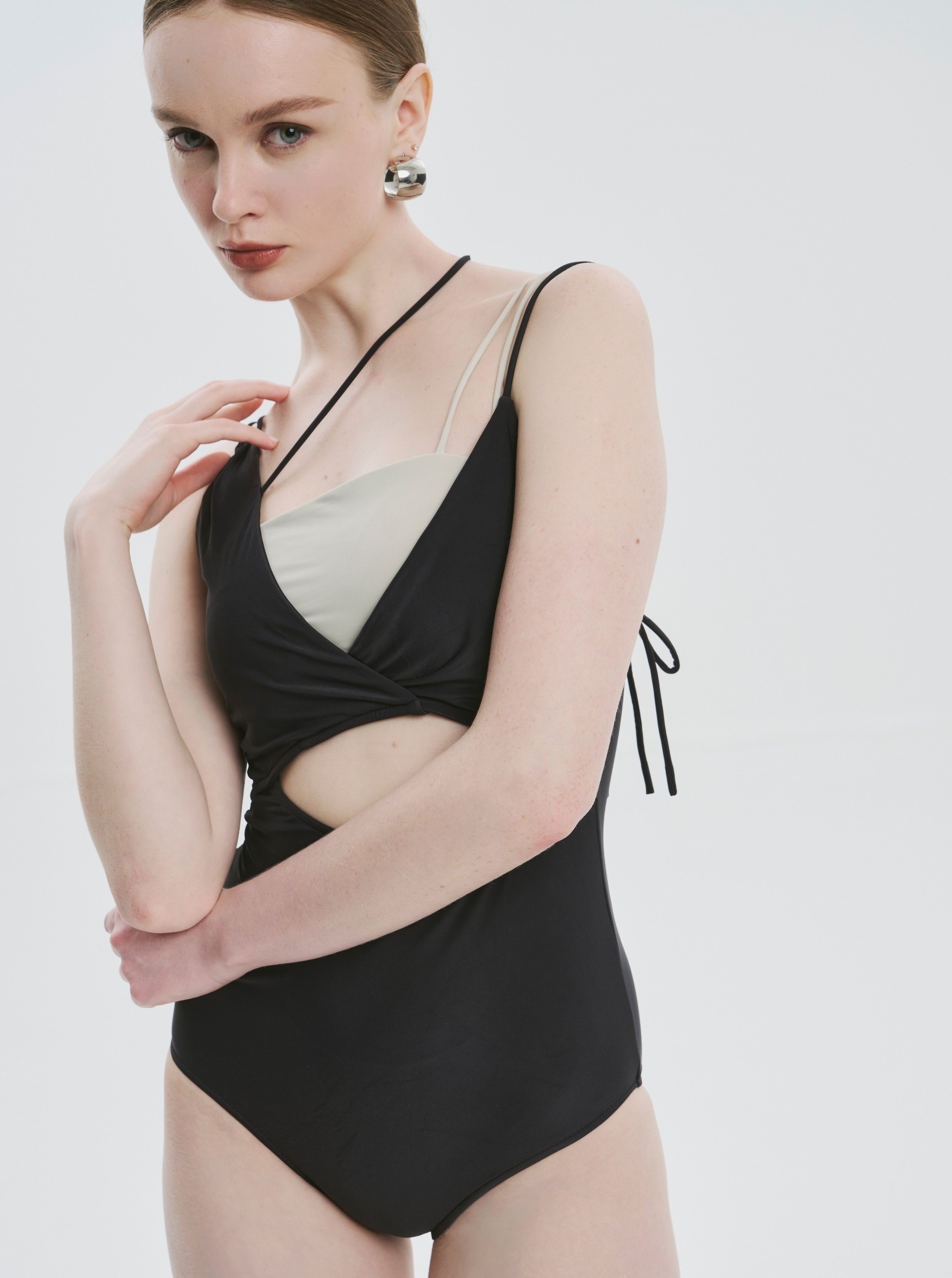 Conie layered swimwear