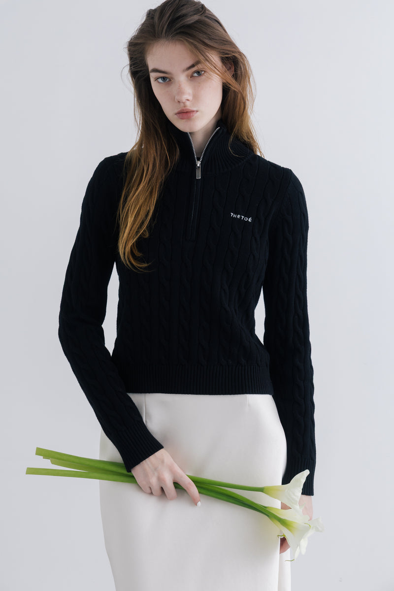 TOÉ Speyer Half Zip Knit