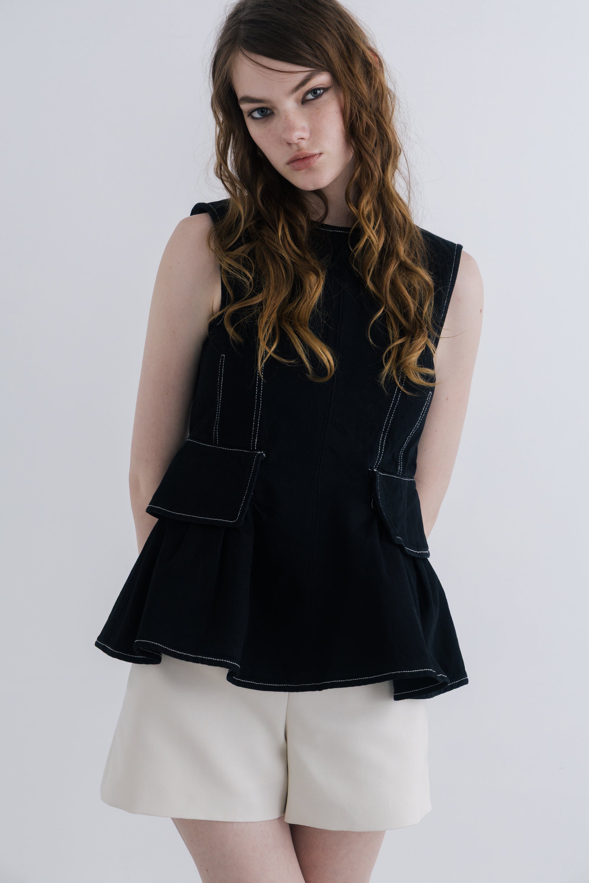 Pericles Peplum Top