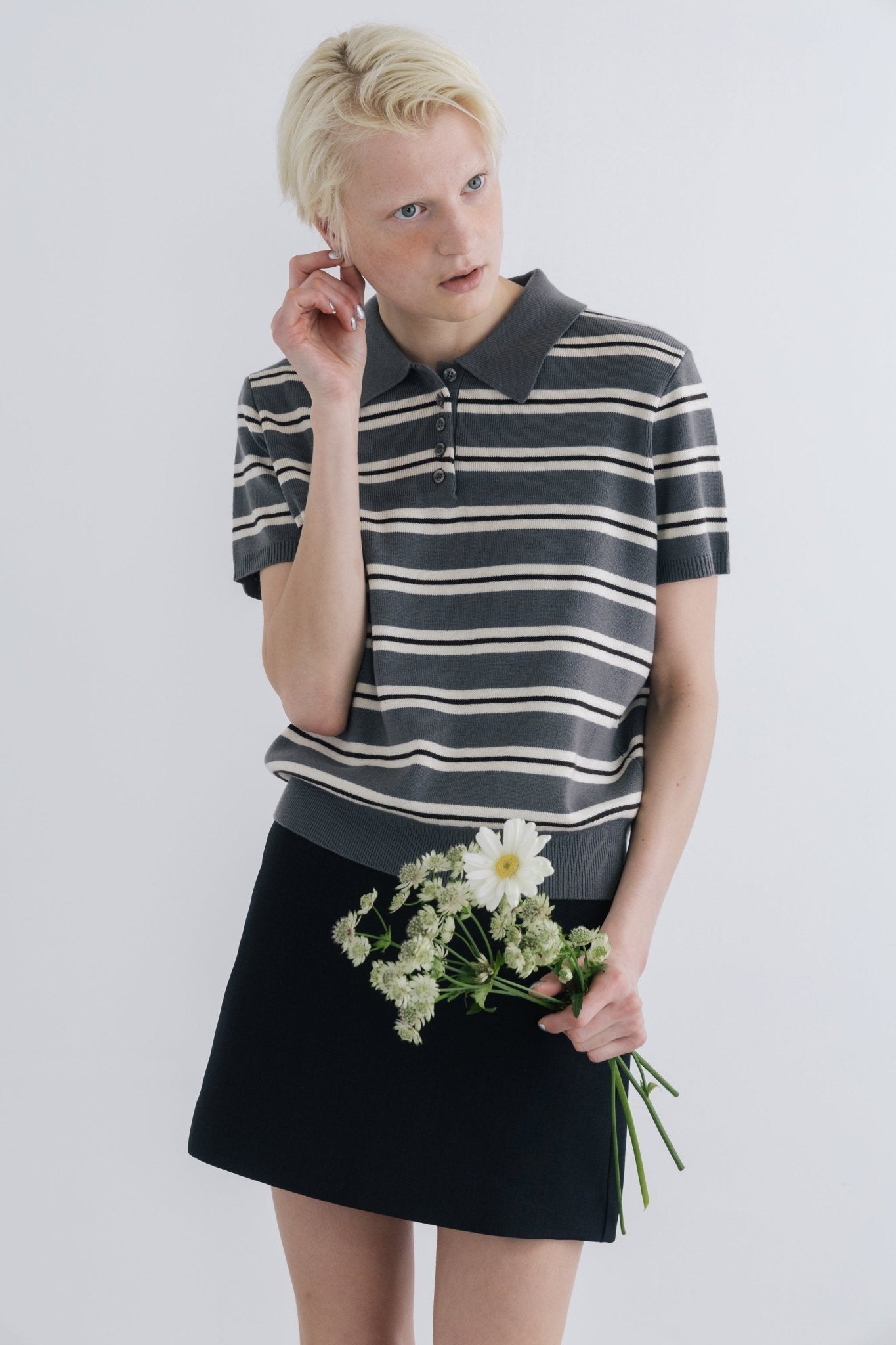 Goethe Stripe Half Knit