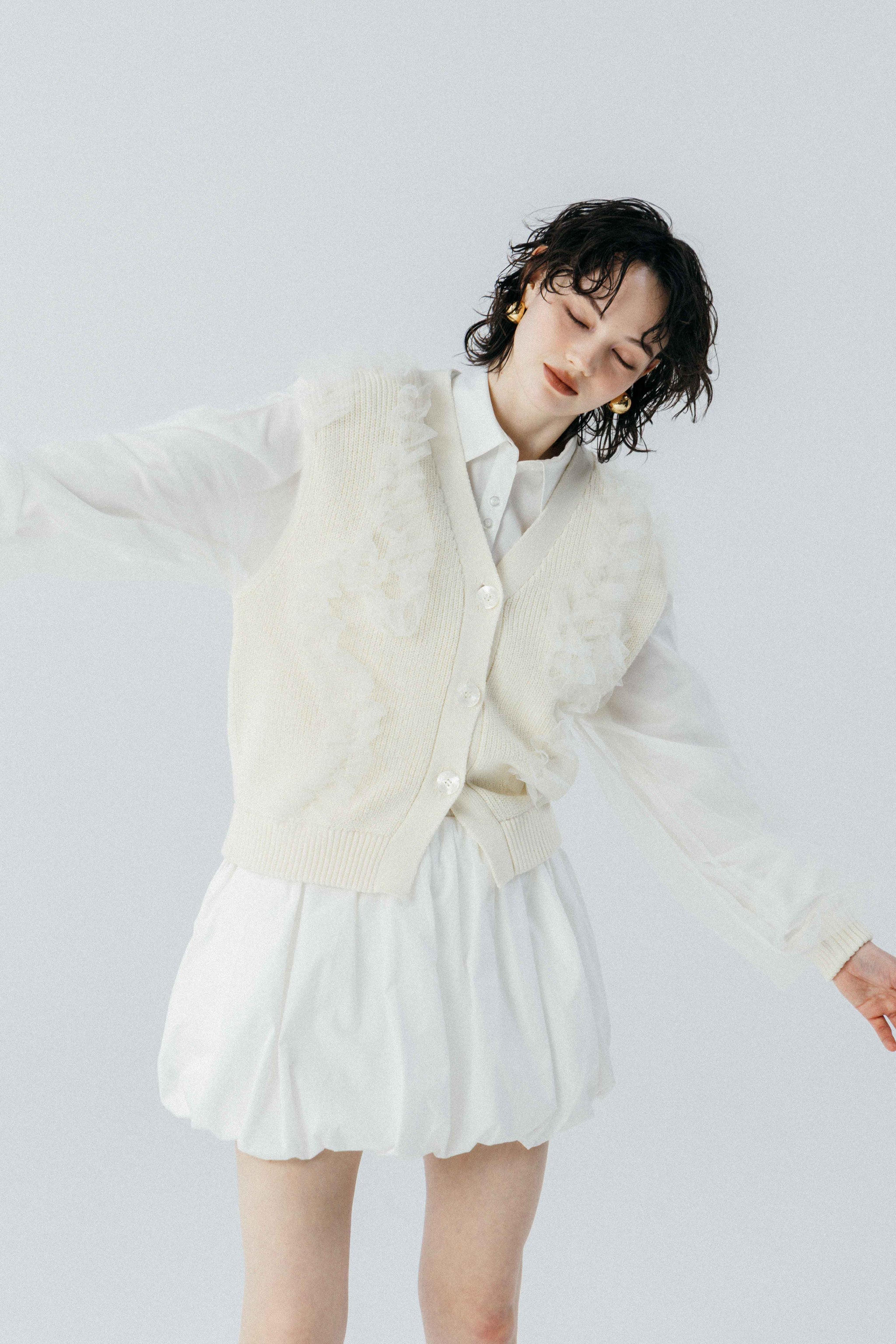 Corfu Tulle Cardigan