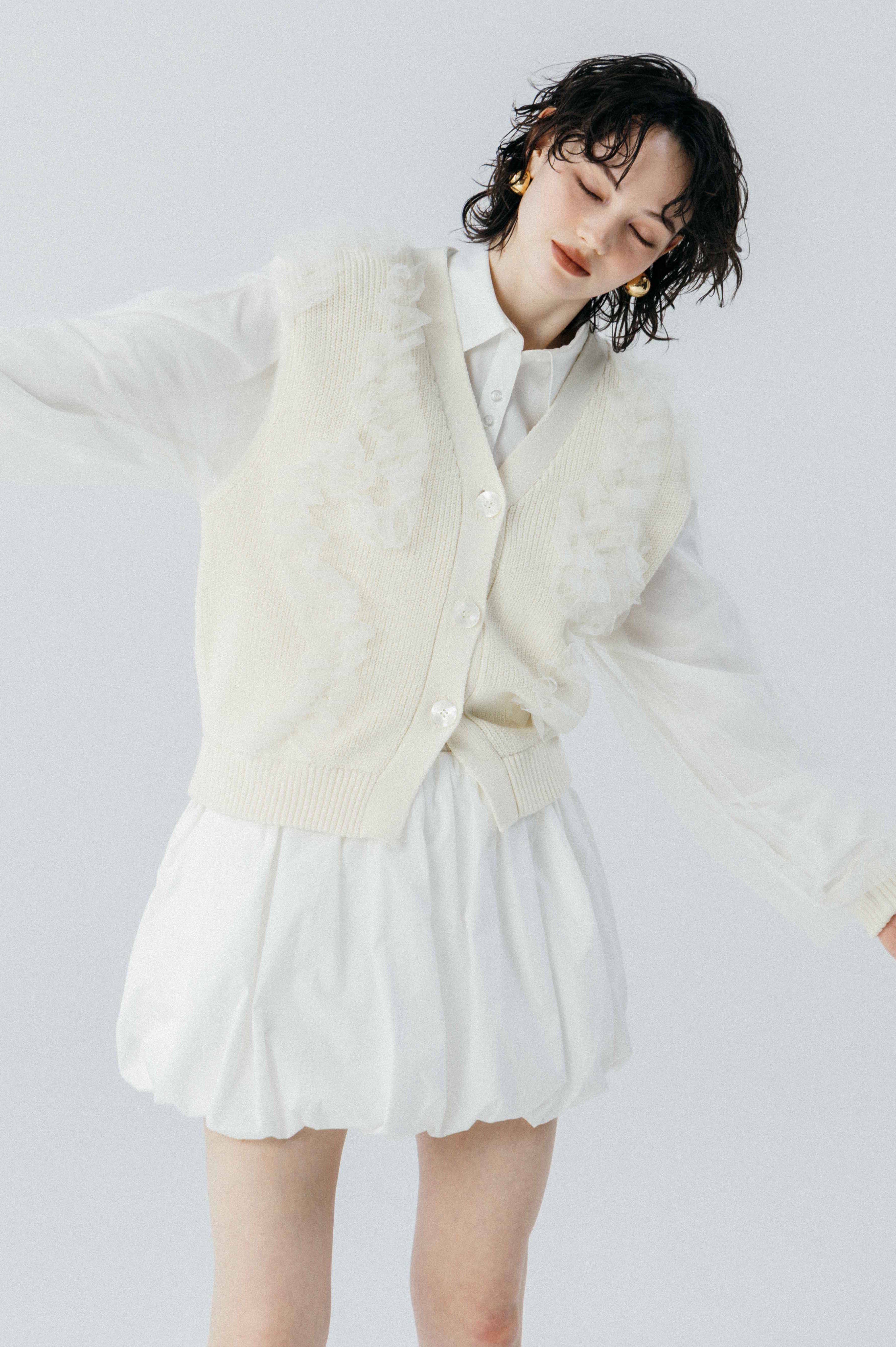 Corfu Tulle Cardigan