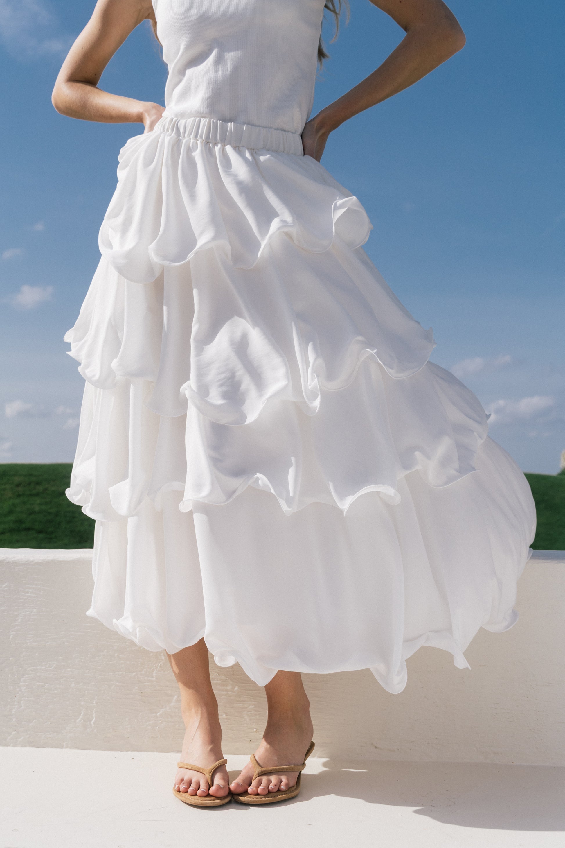 Pythagoras Frill Skirt