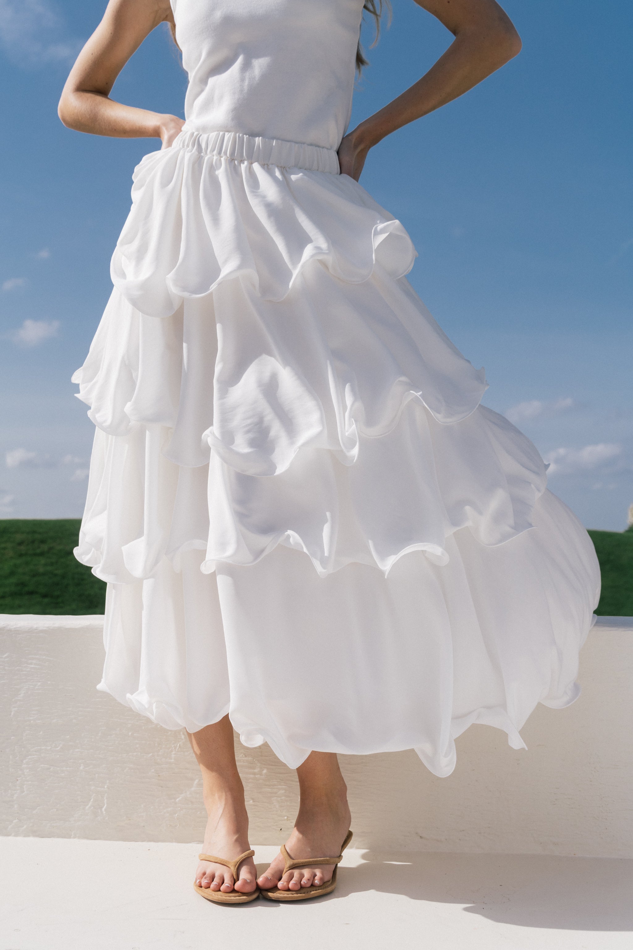 Pythagoras Frill Skirt