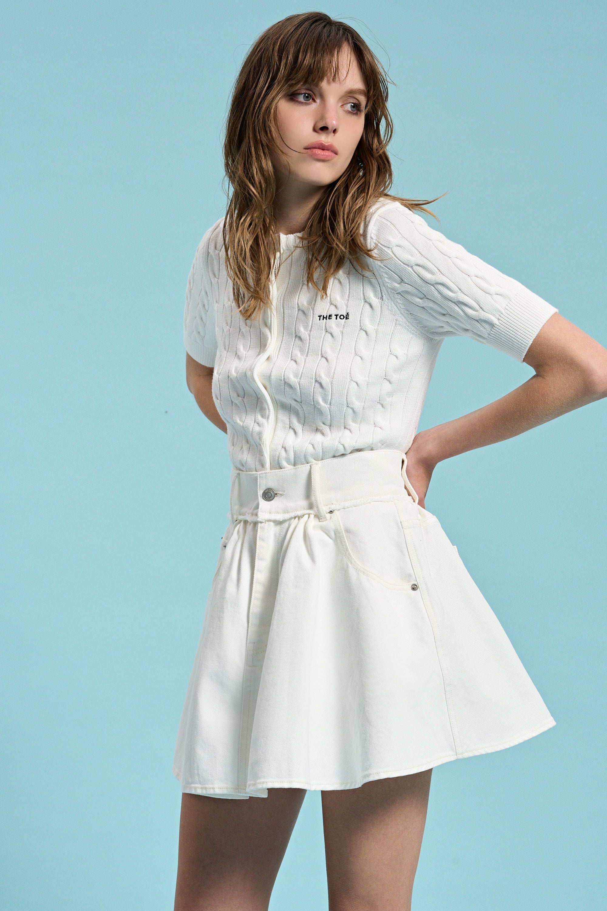 Olympia Denim Skirt