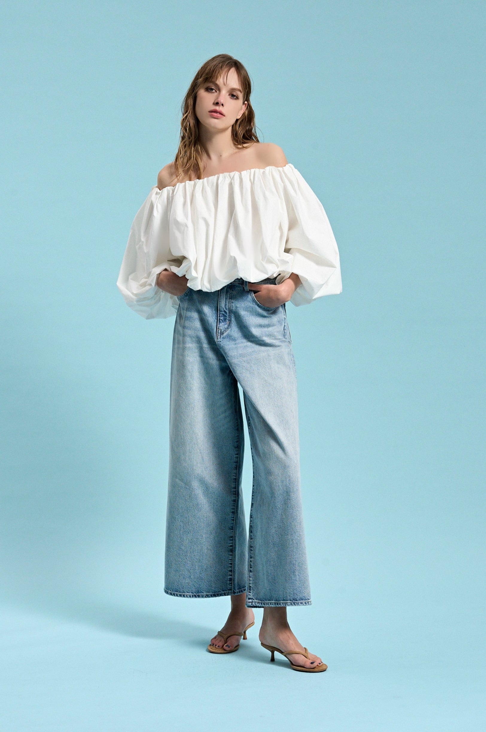 Epidavrou Puff Sleeve Blouse