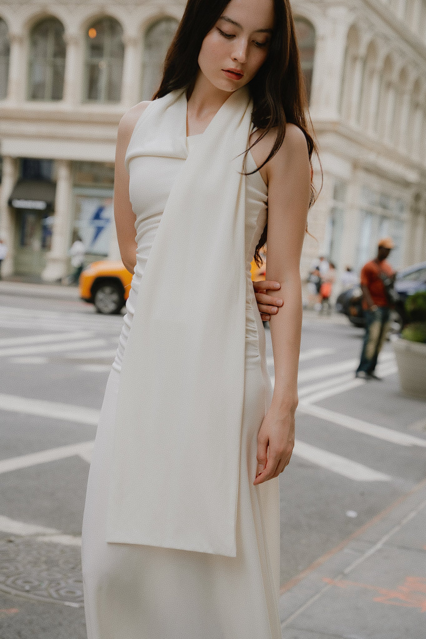 Linge Asymmetry Dress