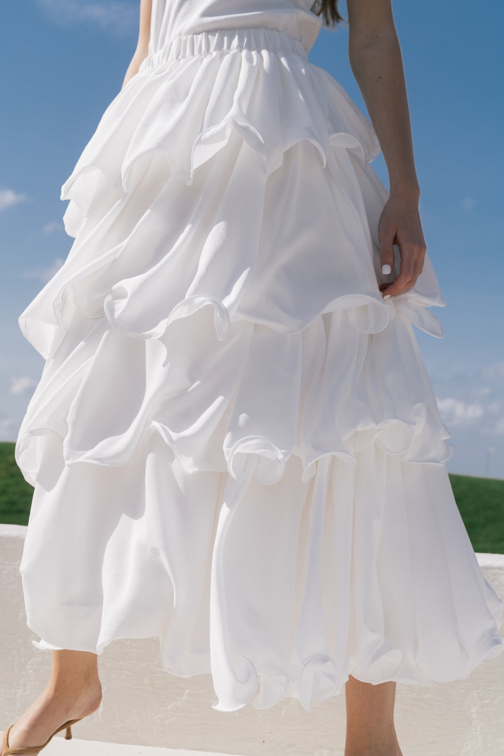 Pythagoras Frill Skirt