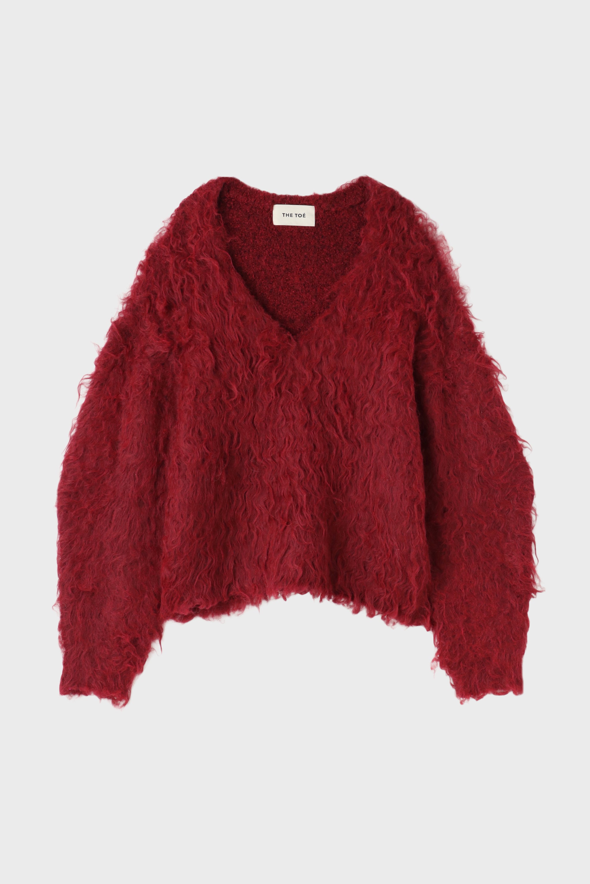 Pigalle shaggy Vneck knit