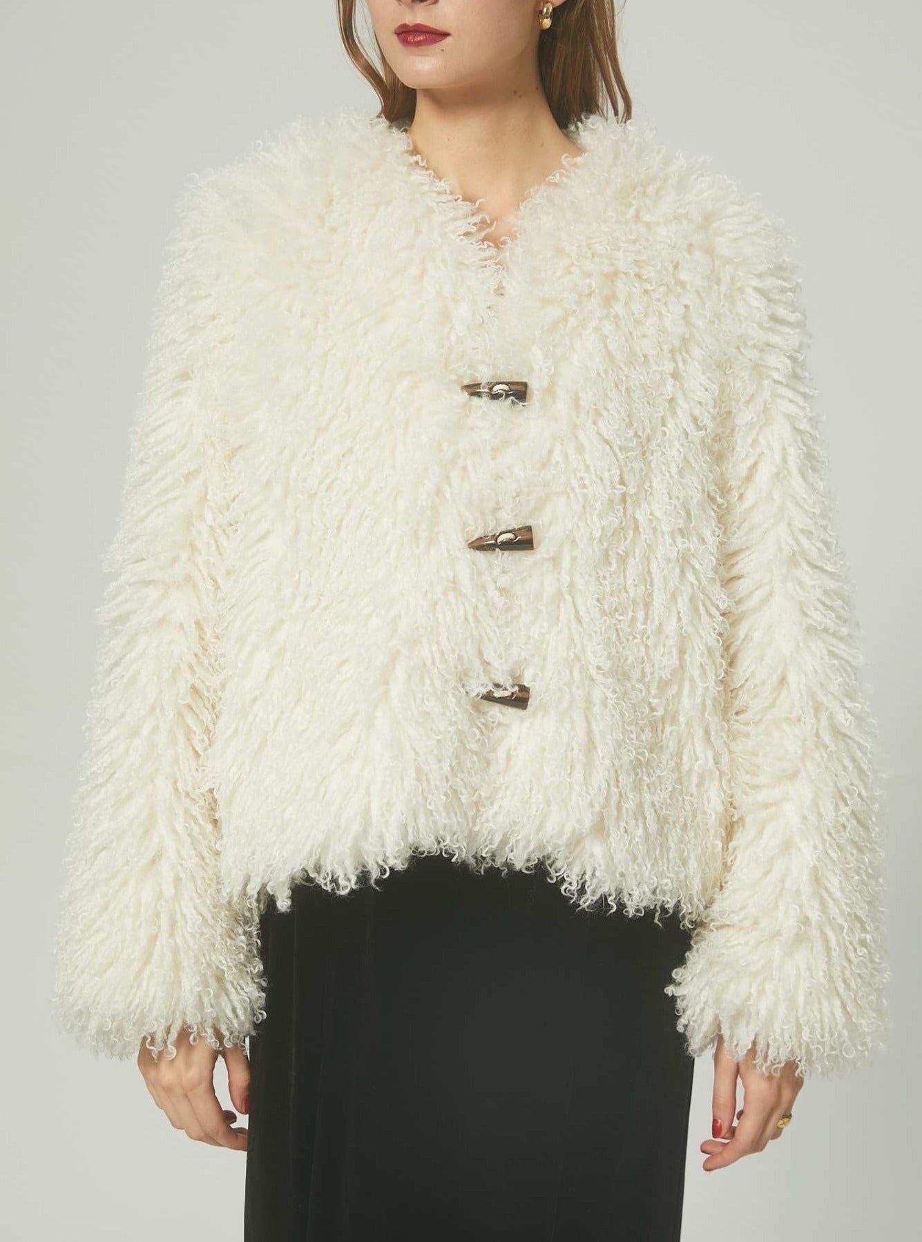 Christmas fur coat